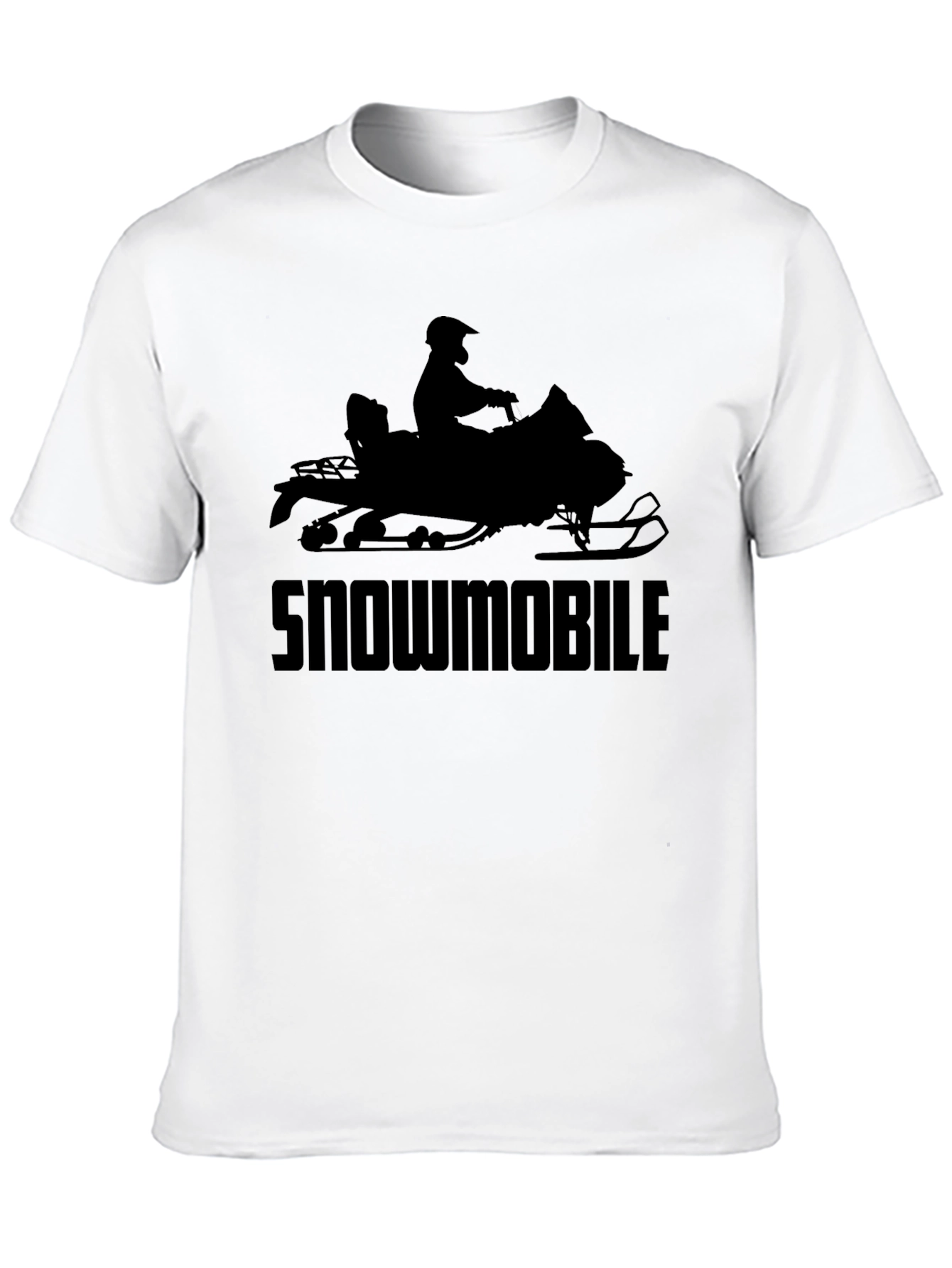 Snowmobile Graphic Tee - Black