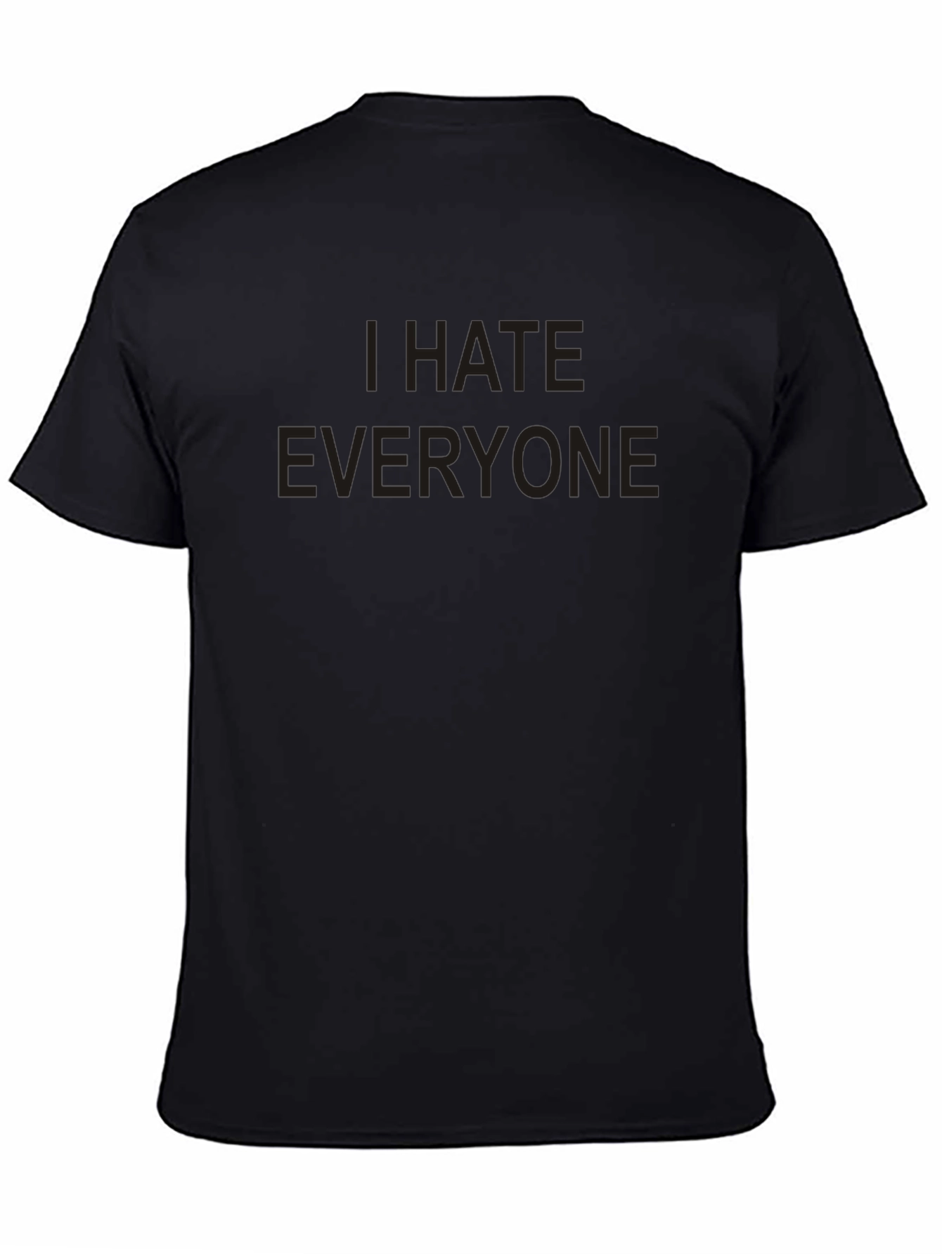 I Hate Everyone Graphic Tee - Black