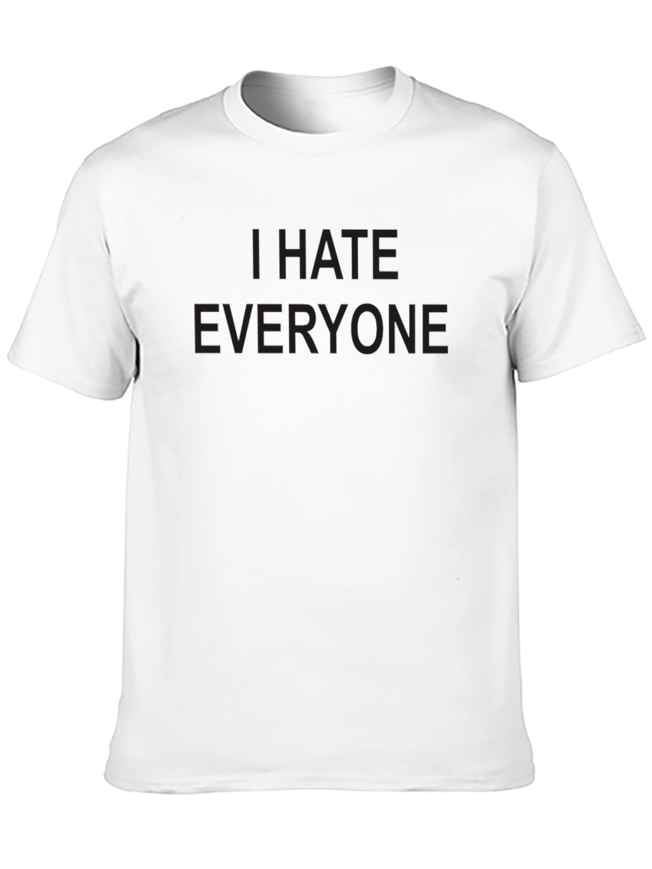 I Hate Everyone Graphic Tee - Black