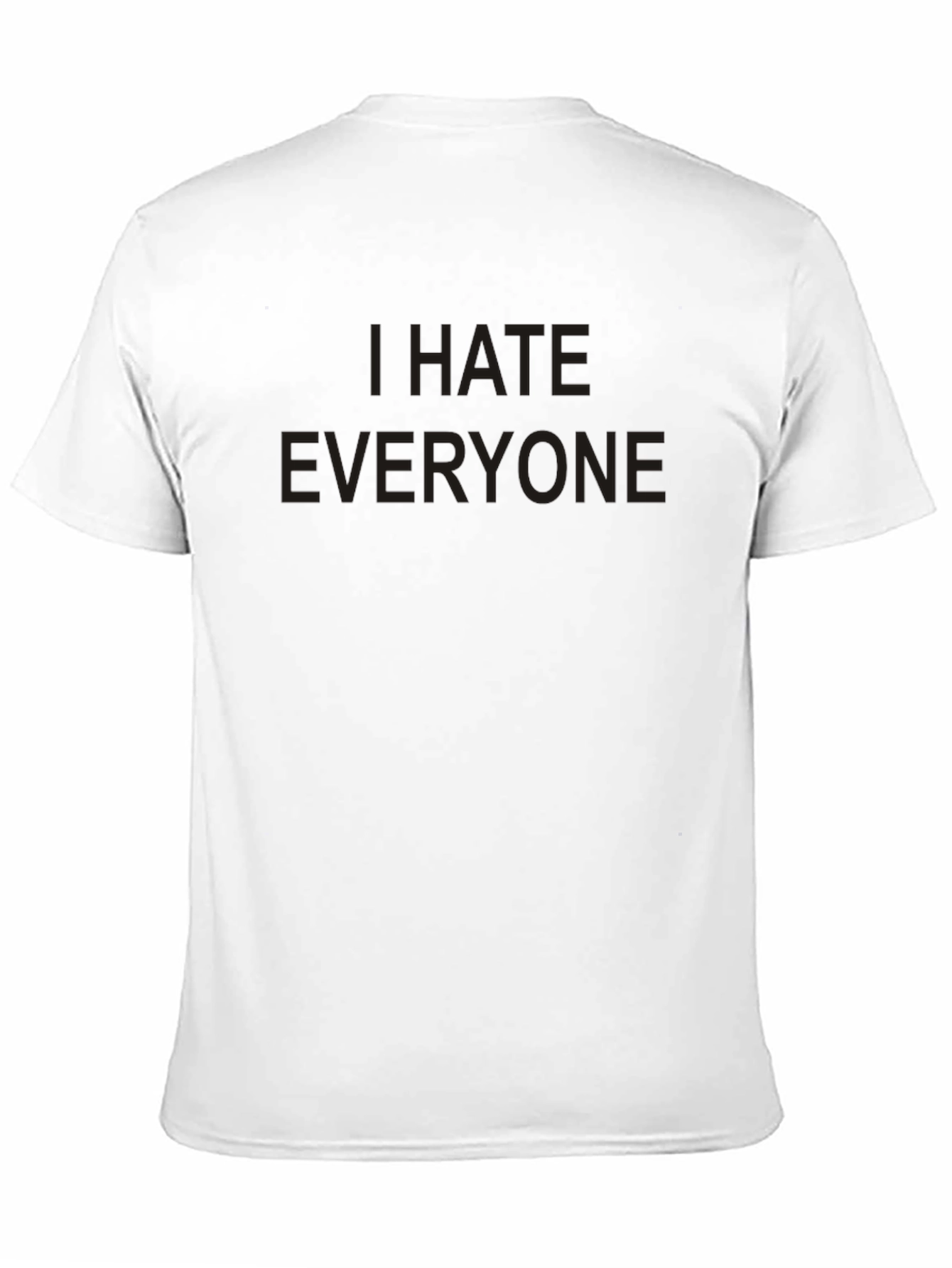 I Hate Everyone Graphic Tee - Black