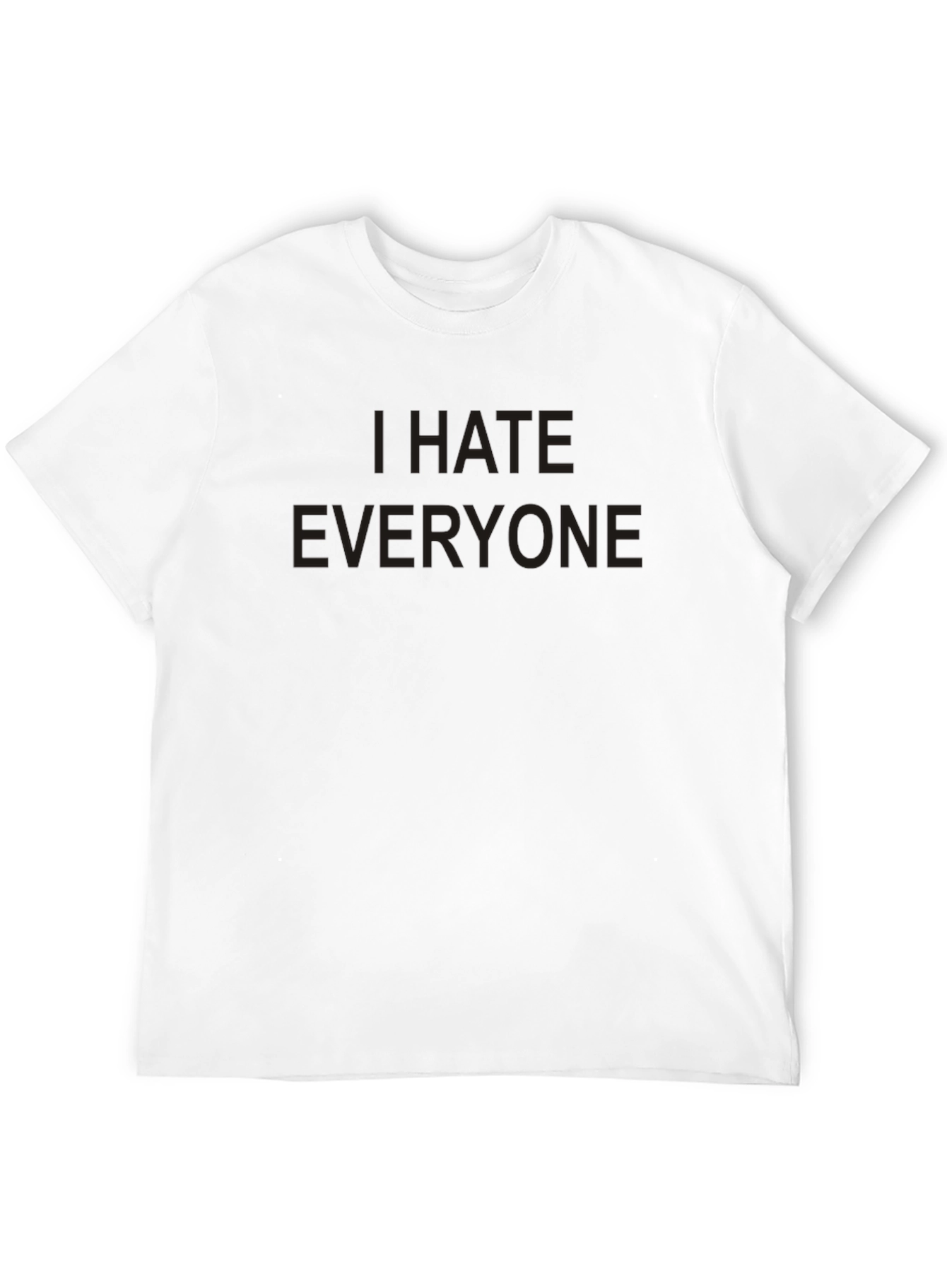 I Hate Everyone Graphic Tee - Black