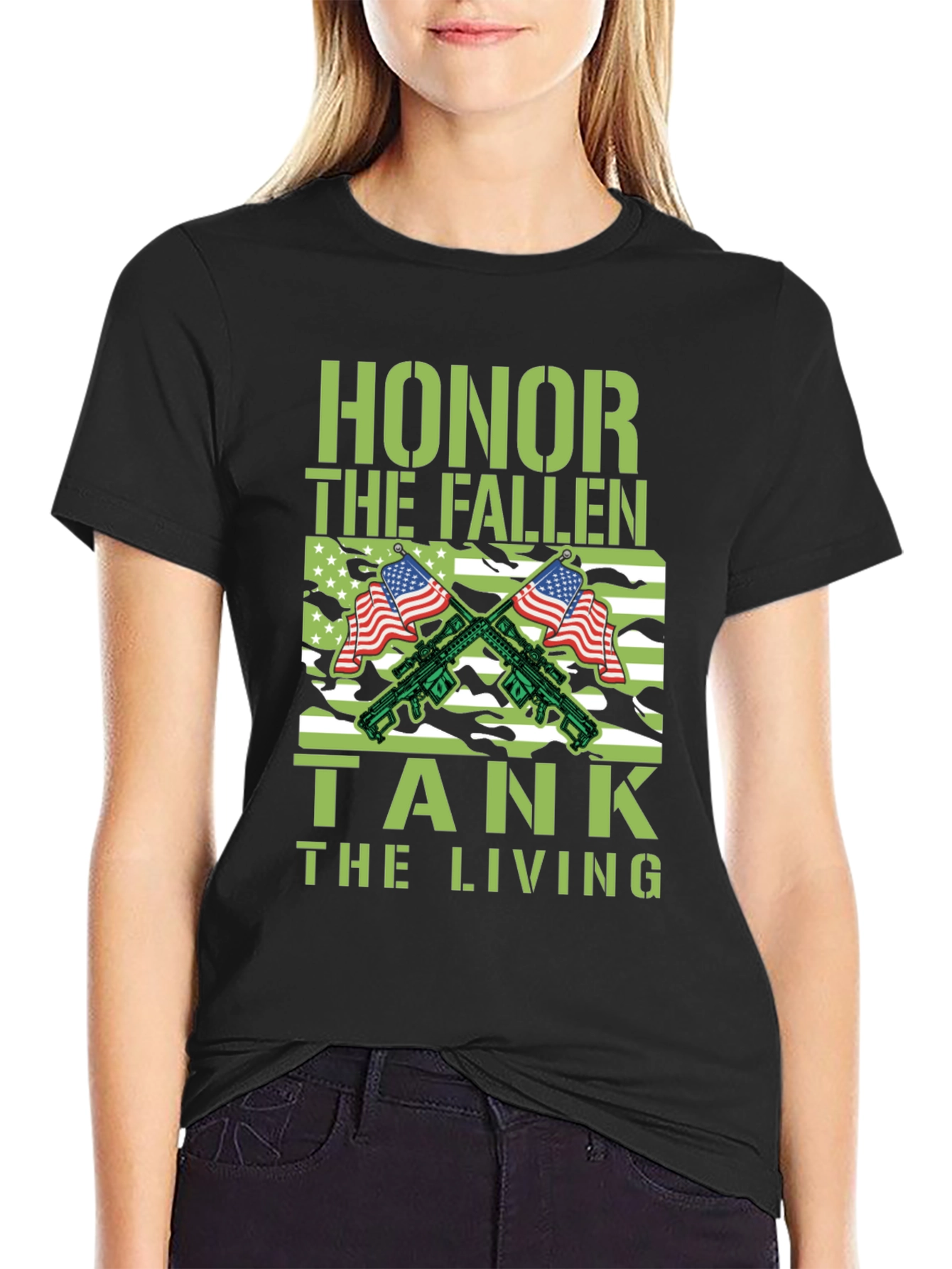 Honor The Fallen Tank The Living T-Shirt