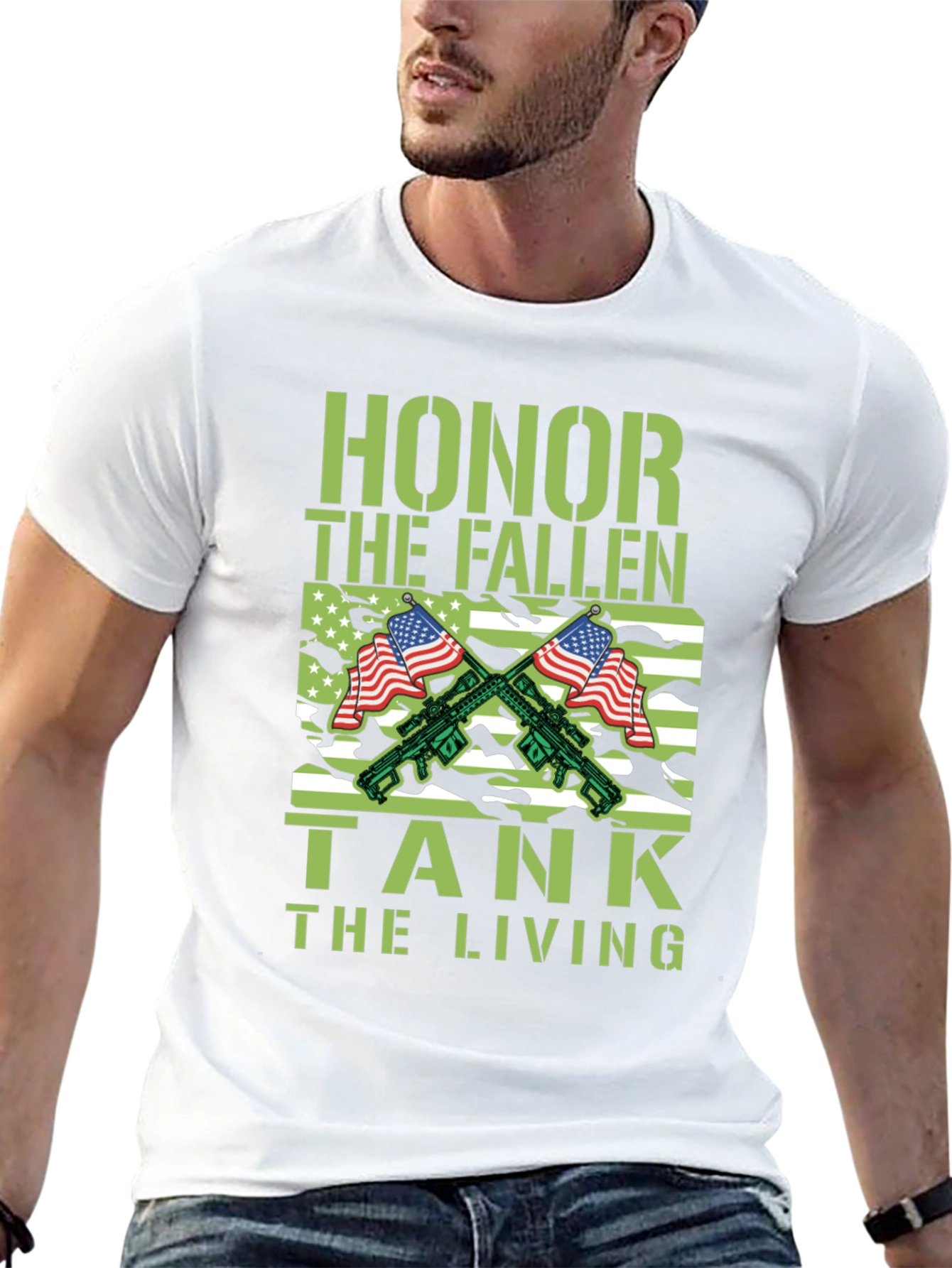 Honor The Fallen Tank The Living T-Shirt