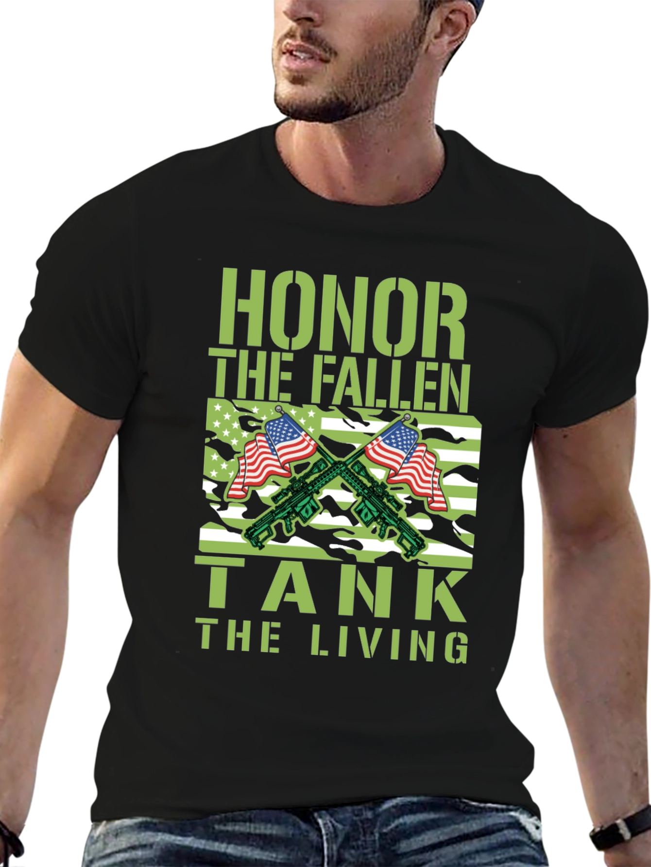 Honor The Fallen Tank The Living T-Shirt
