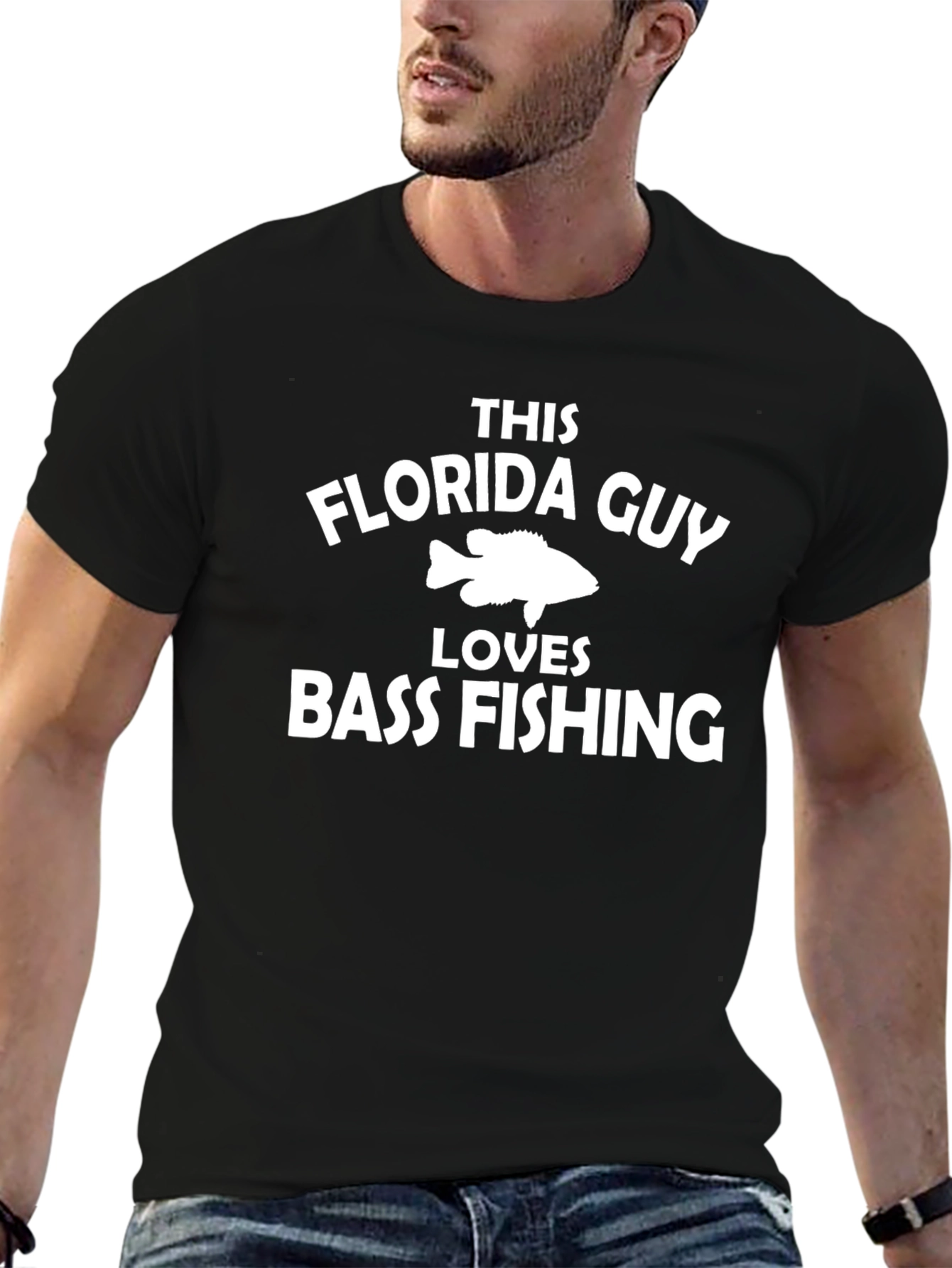 Florida Guy Loves Bass Fishing T-Shirt