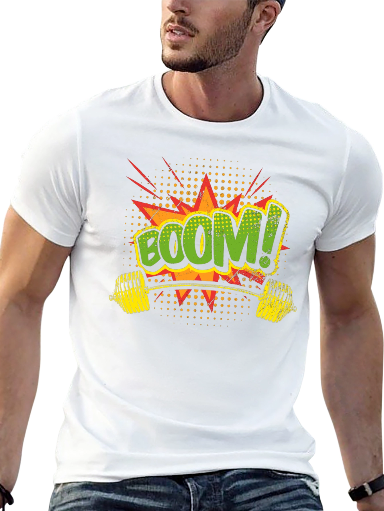 Boom! Graphic Print Black T-Shirt