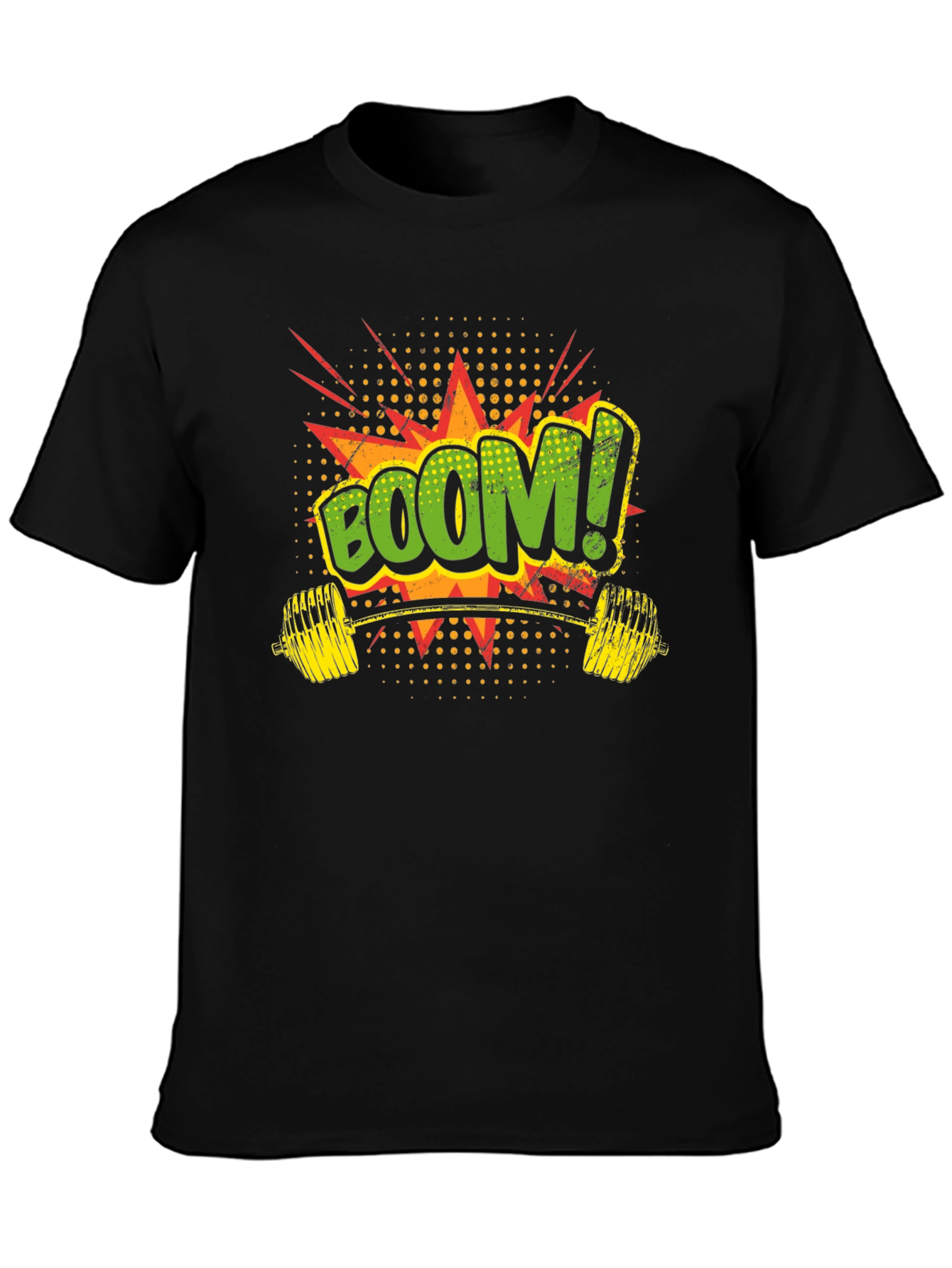 Boom! Graphic Print Black T-Shirt
