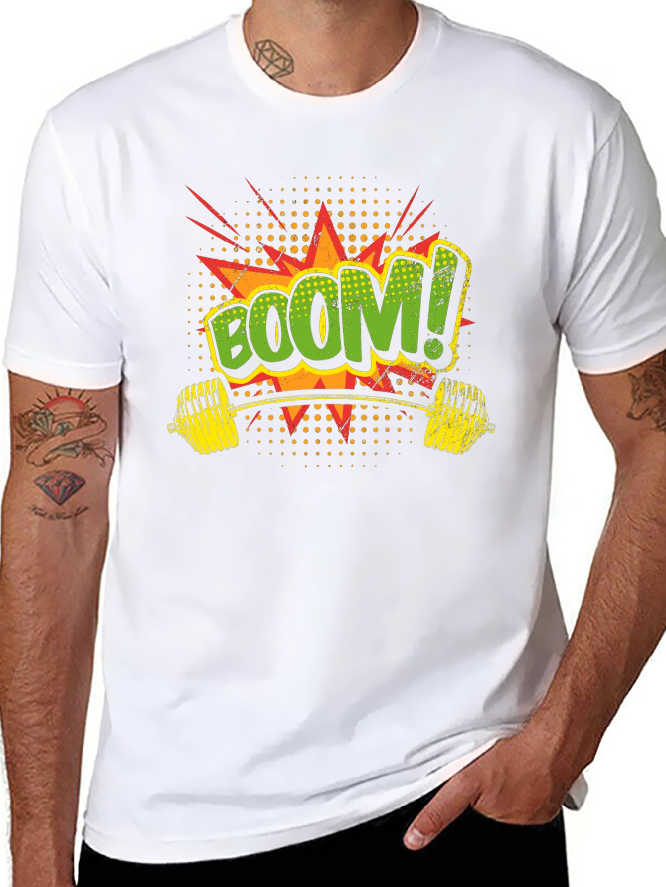 Boom! Graphic Print Black T-Shirt