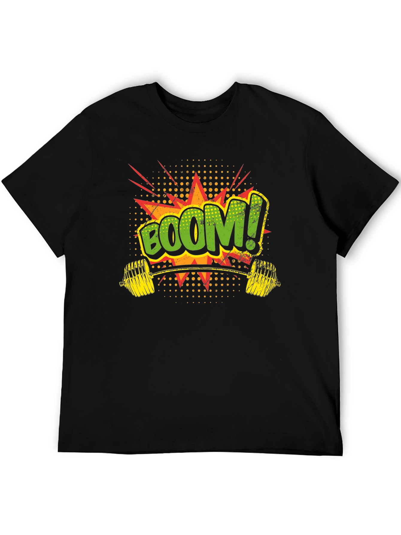 Boom! Graphic Print Black T-Shirt