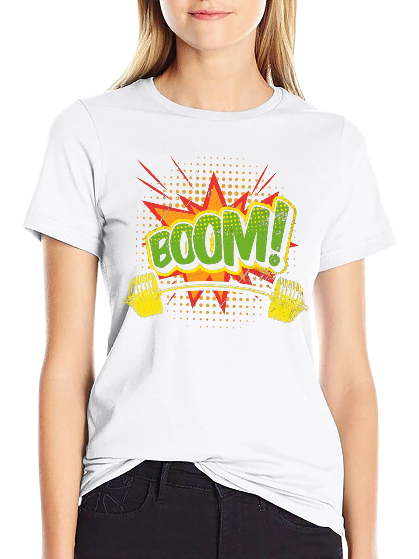 Boom! Graphic Print Black T-Shirt