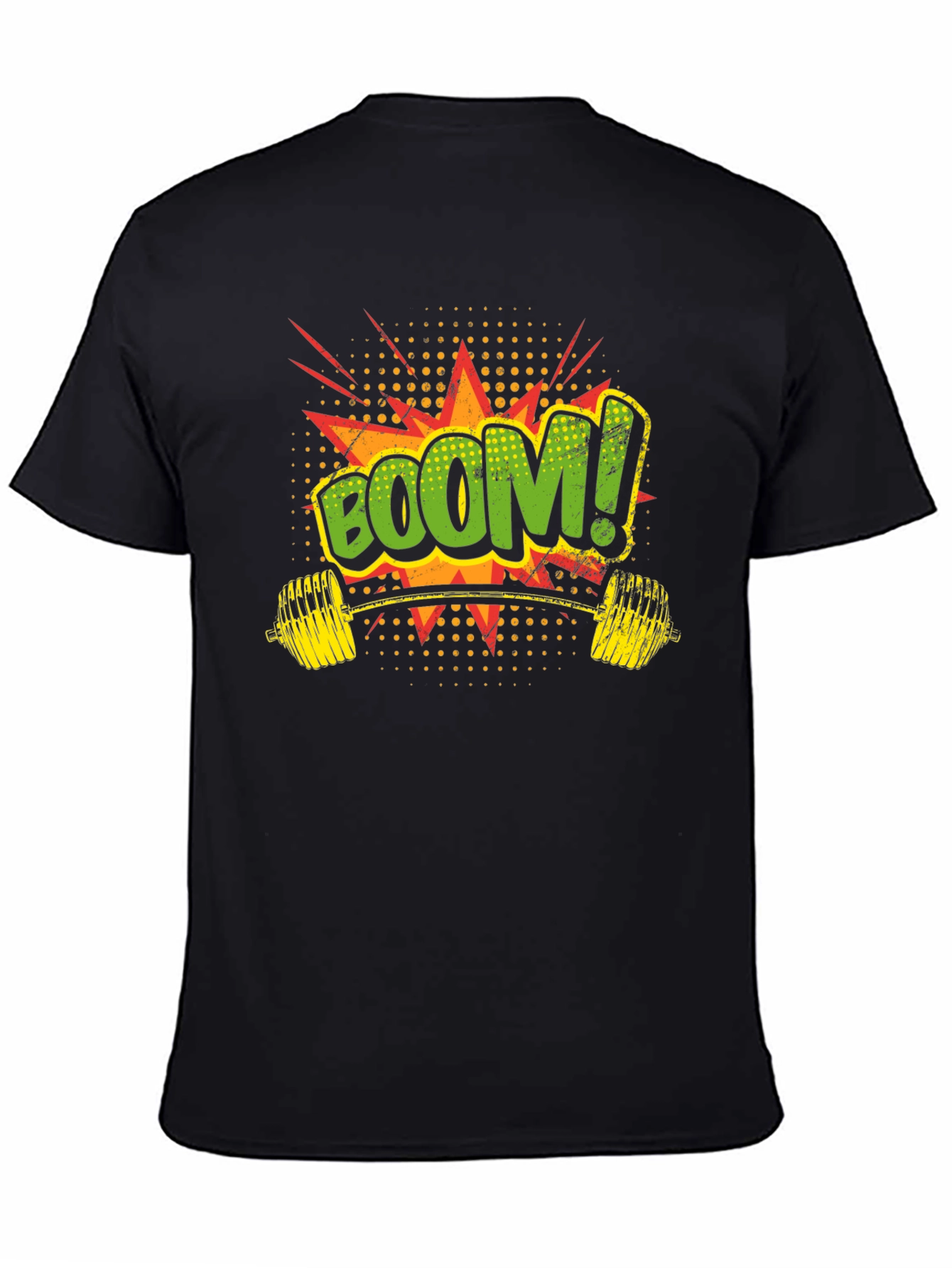 Boom! Graphic Print Black T-Shirt