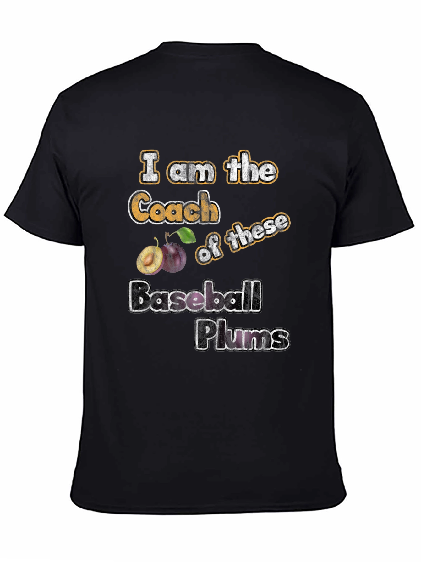I am the Coach Baseball Plums T-Shirt
