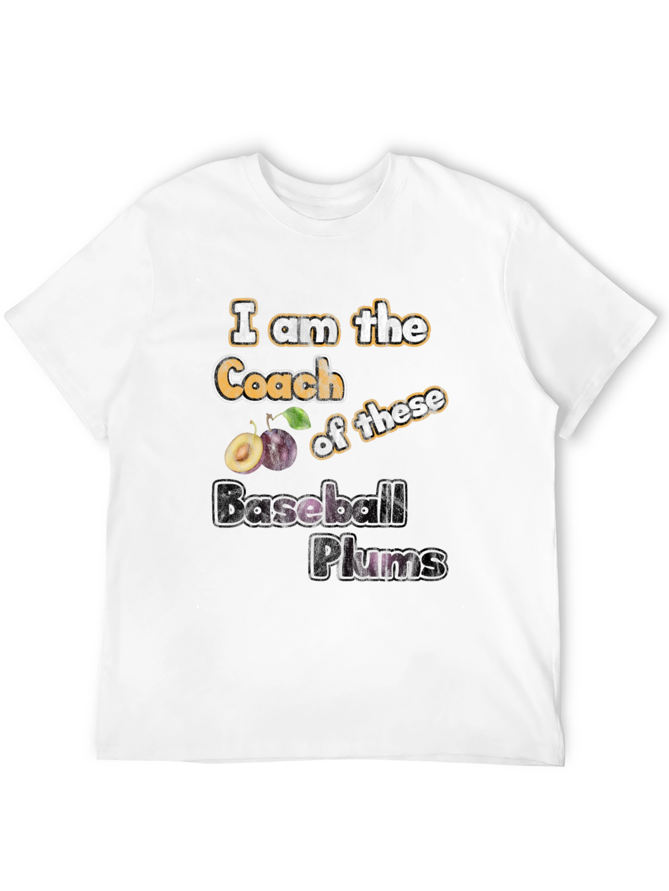 I am the Coach Baseball Plums T-Shirt