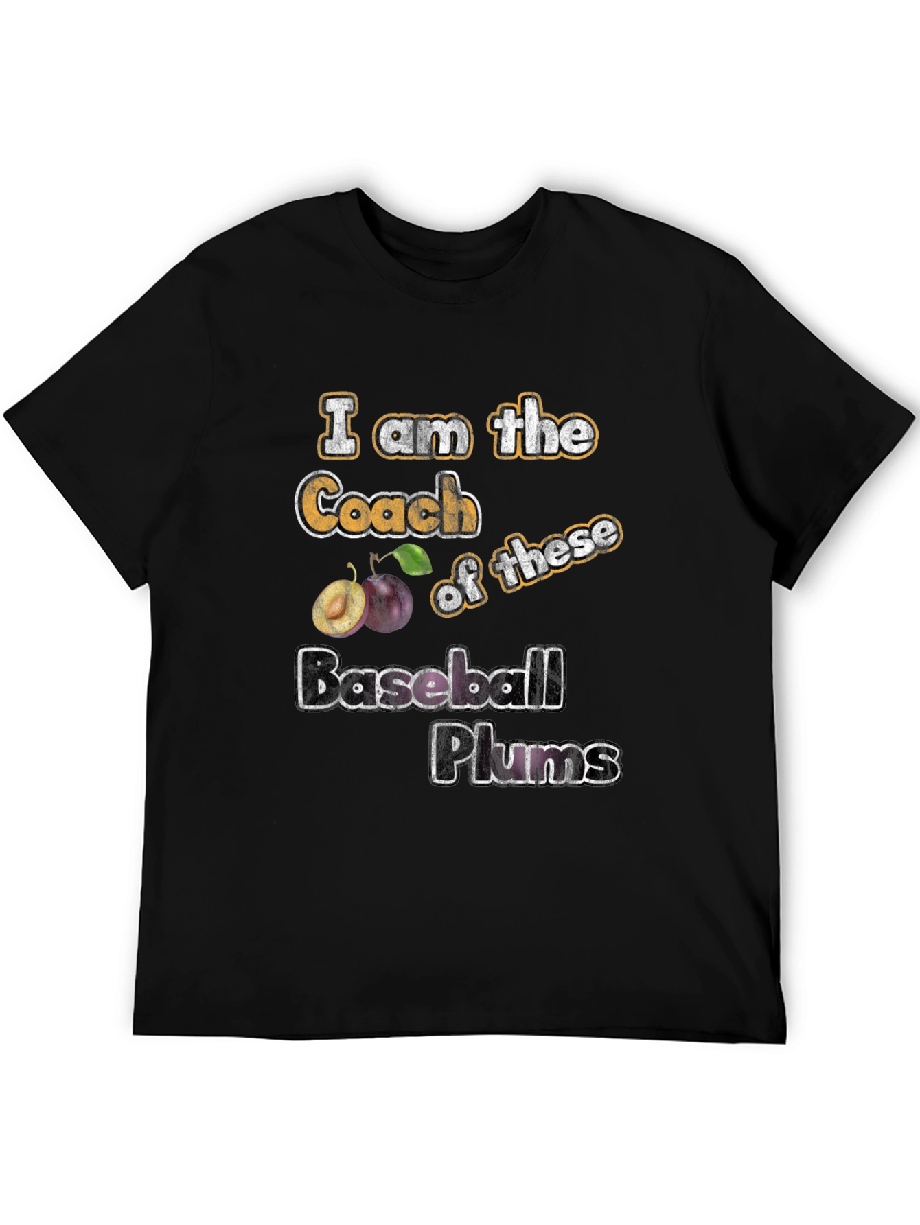 I am the Coach Baseball Plums T-Shirt