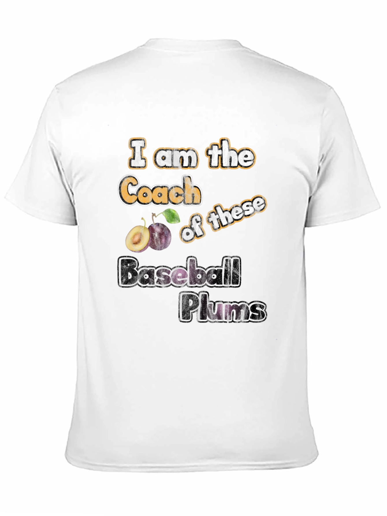I am the Coach Baseball Plums T-Shirt