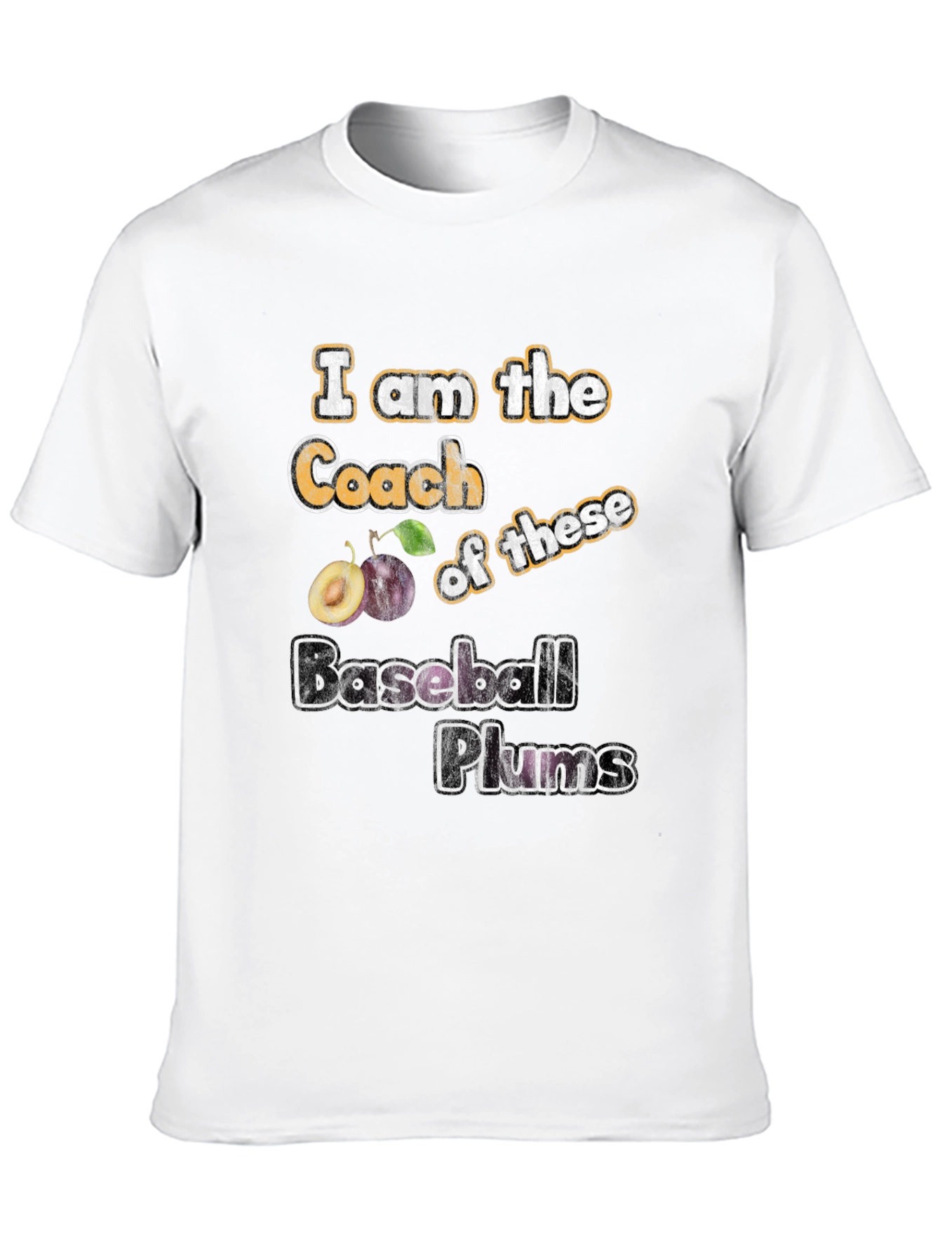 I am the Coach Baseball Plums T-Shirt