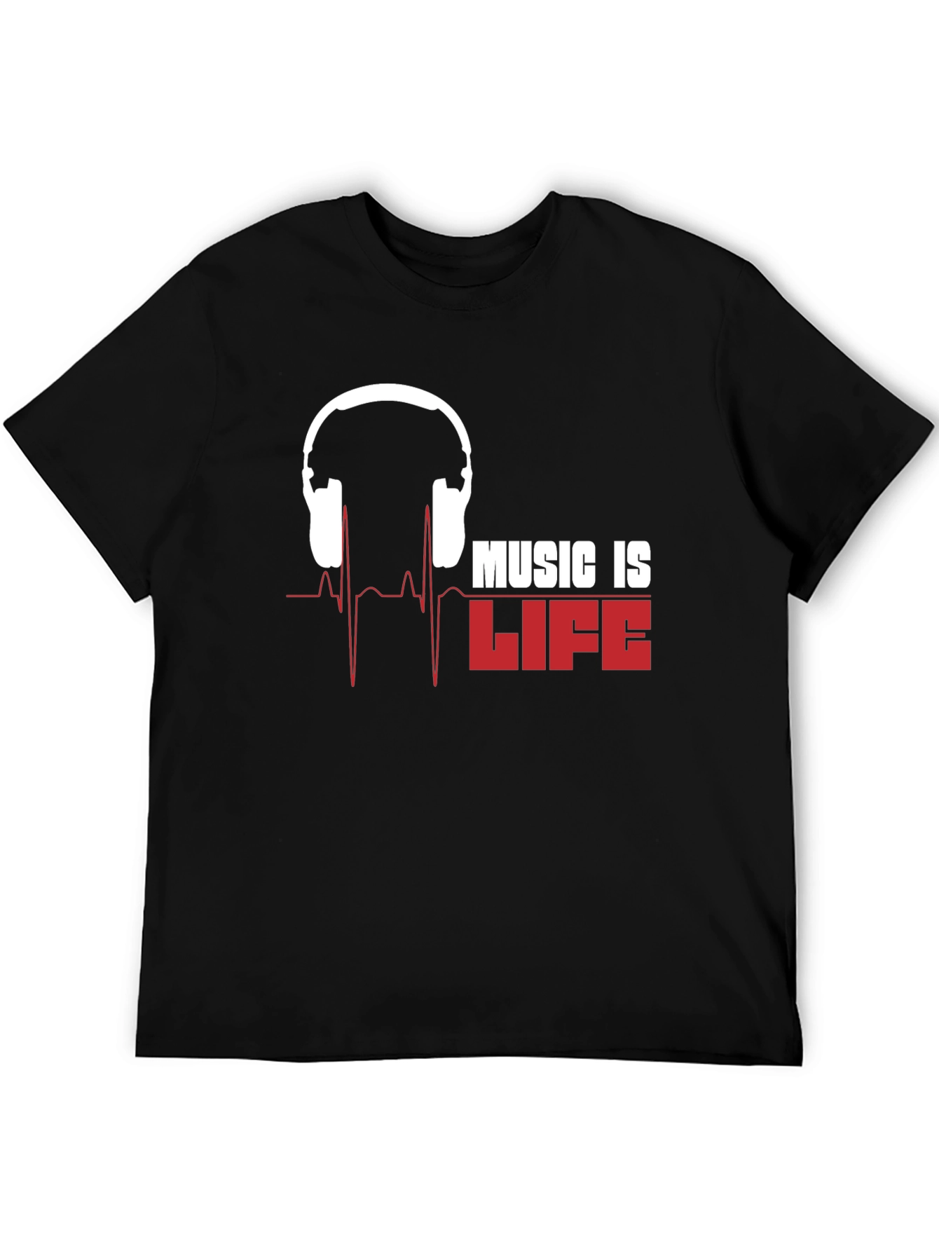 Music is Life T-Shirt - Stylish Graphic Tee