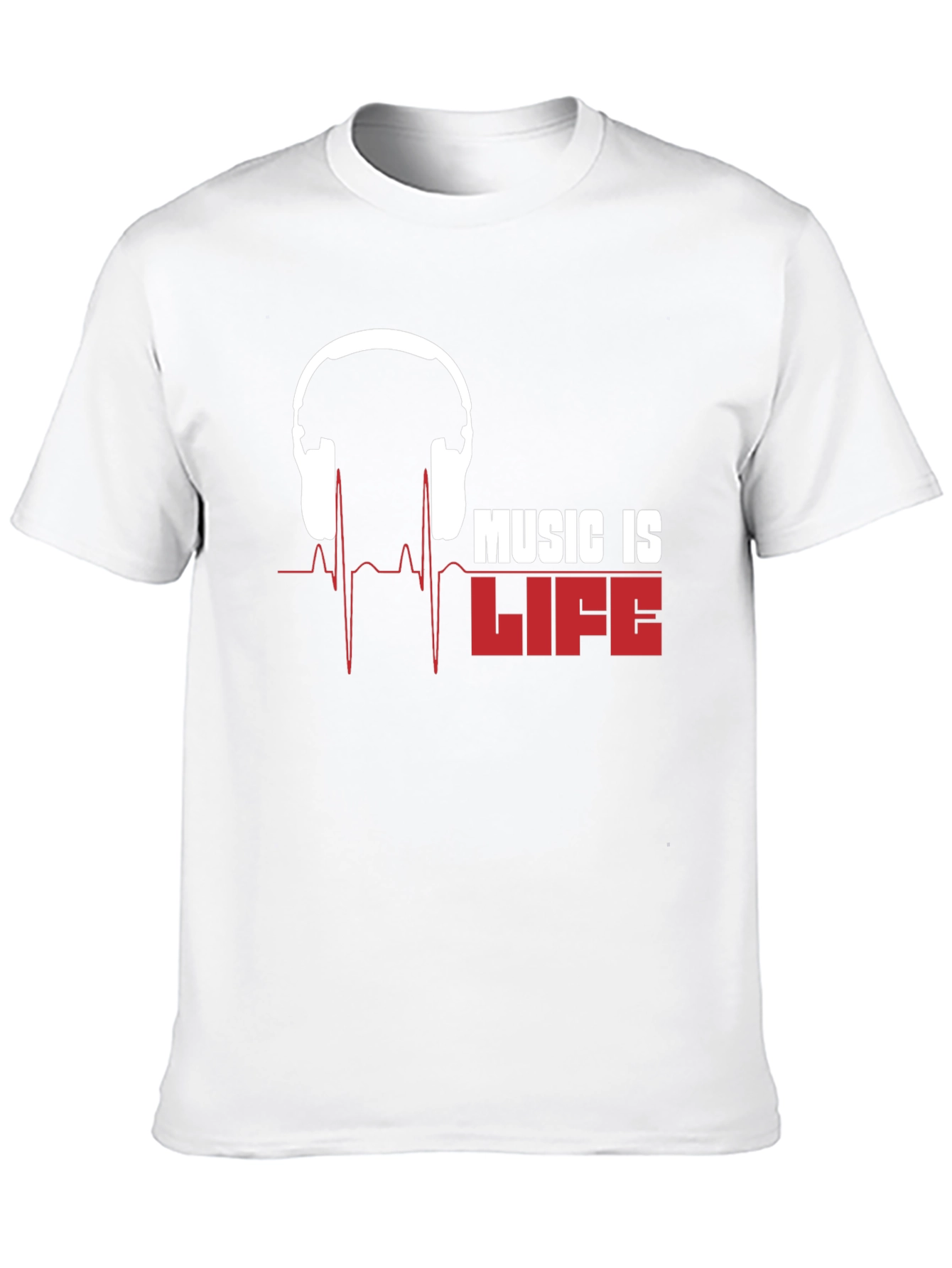 Music is Life T-Shirt - Stylish Graphic Tee