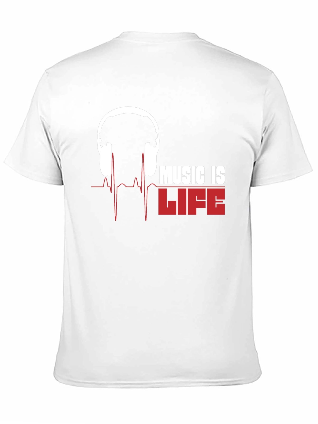 Music is Life T-Shirt - Stylish Graphic Tee