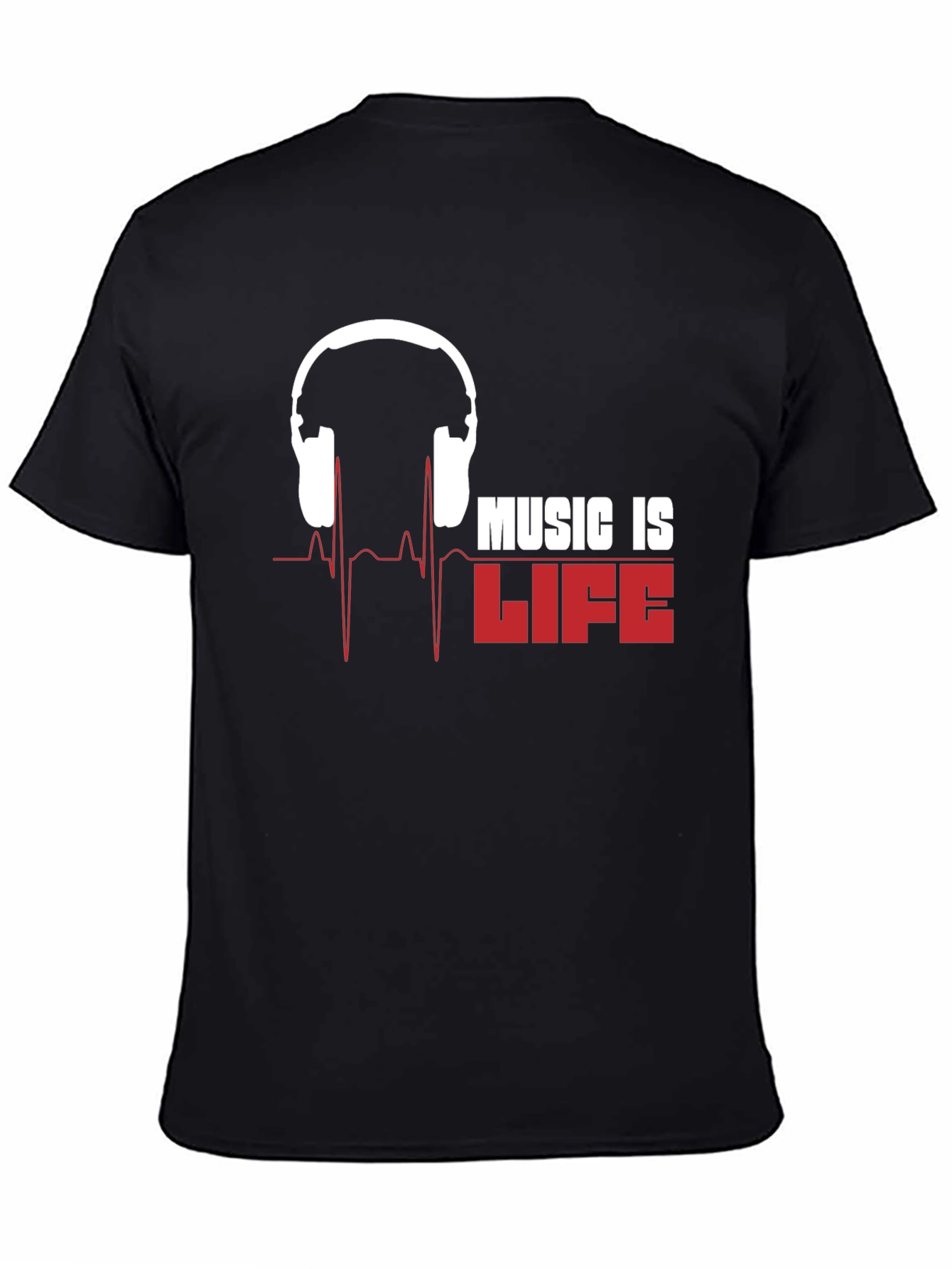 Music is Life T-Shirt - Stylish Graphic Tee