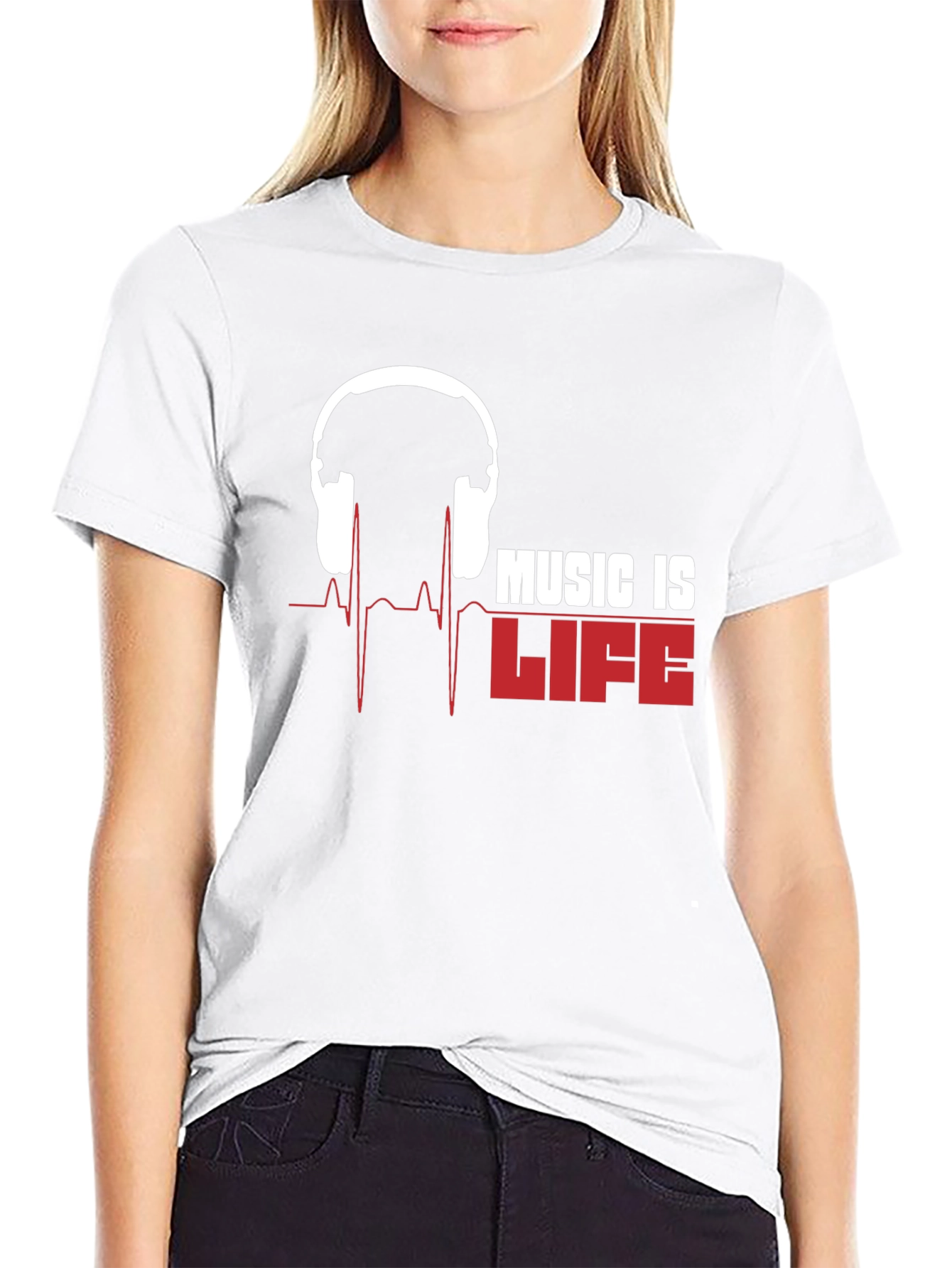 Music is Life T-Shirt - Stylish Graphic Tee