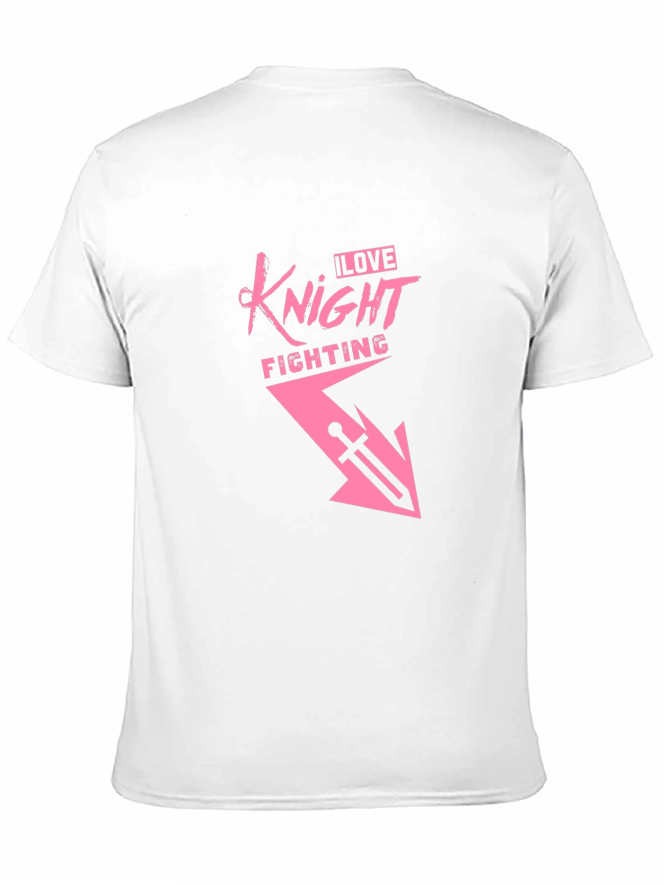 I Love Knight Fighting T-Shirt - Black