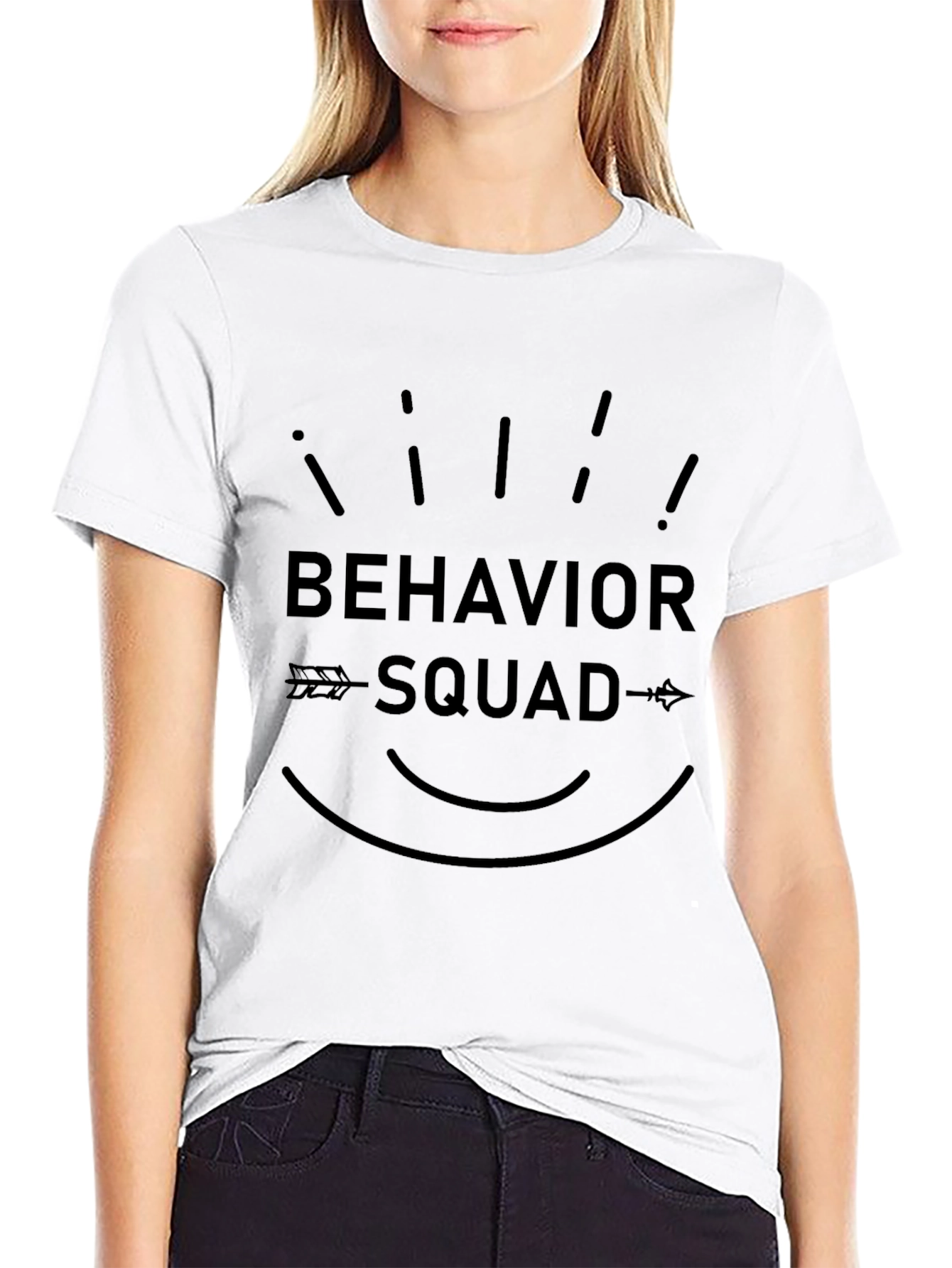 Behavior Squad Graphic T-Shirt - Black