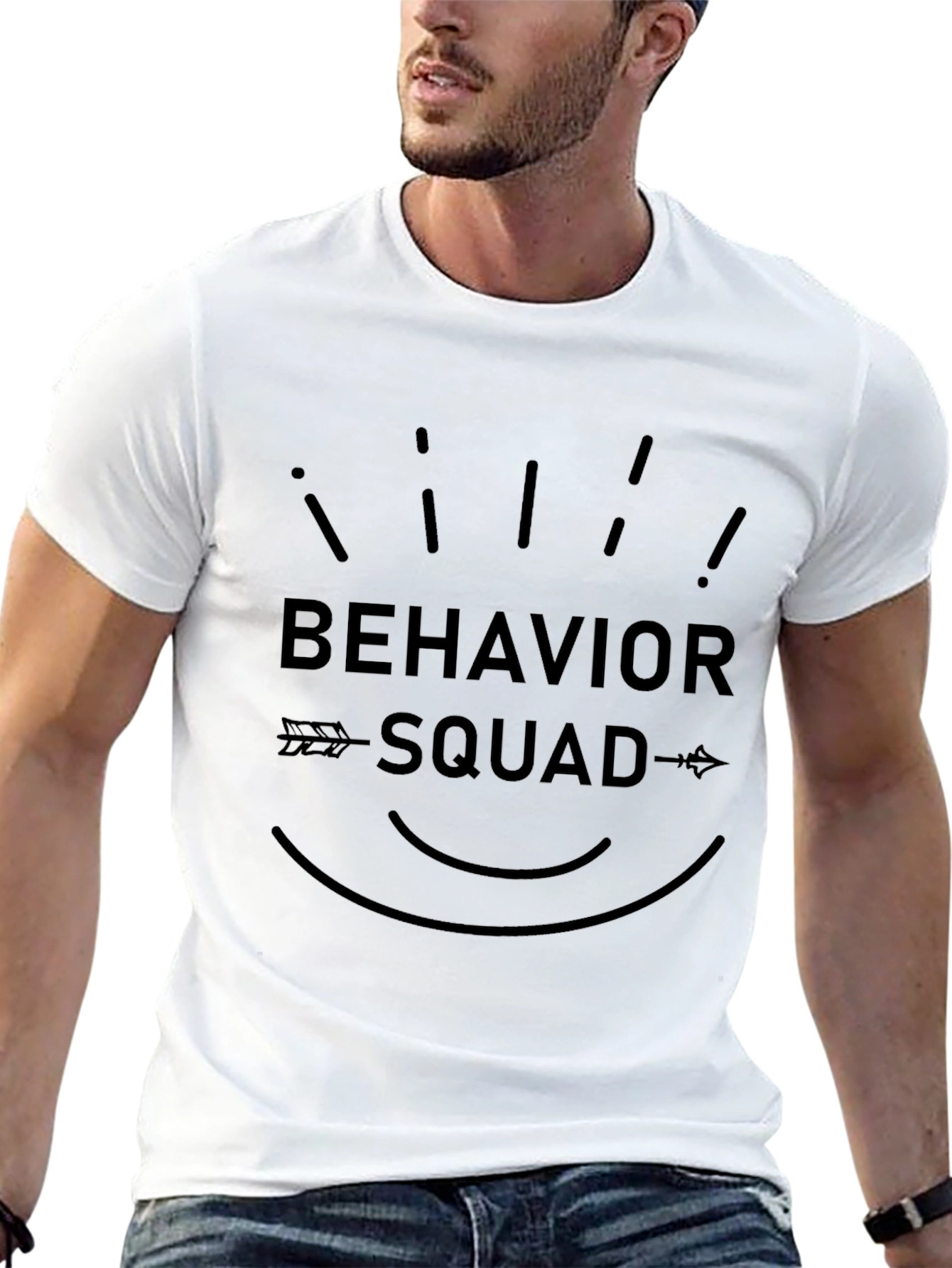 Behavior Squad Graphic T-Shirt - Black