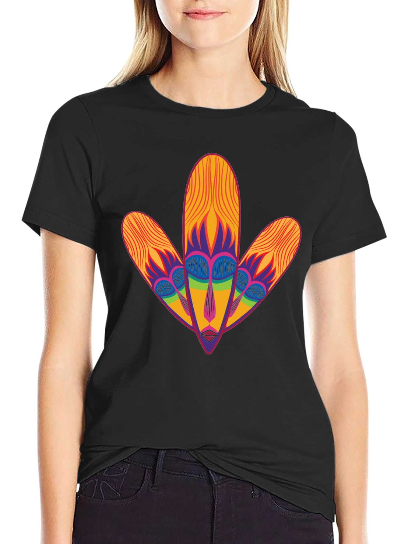 Abstract Floral Tee - Modern Graphic Design
