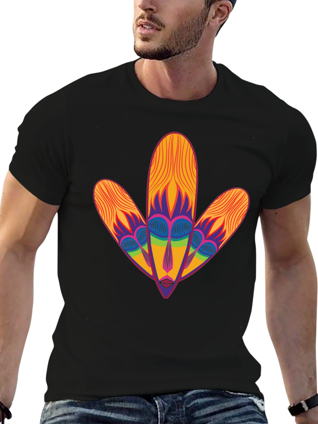 Abstract Floral Tee - Modern Graphic Design