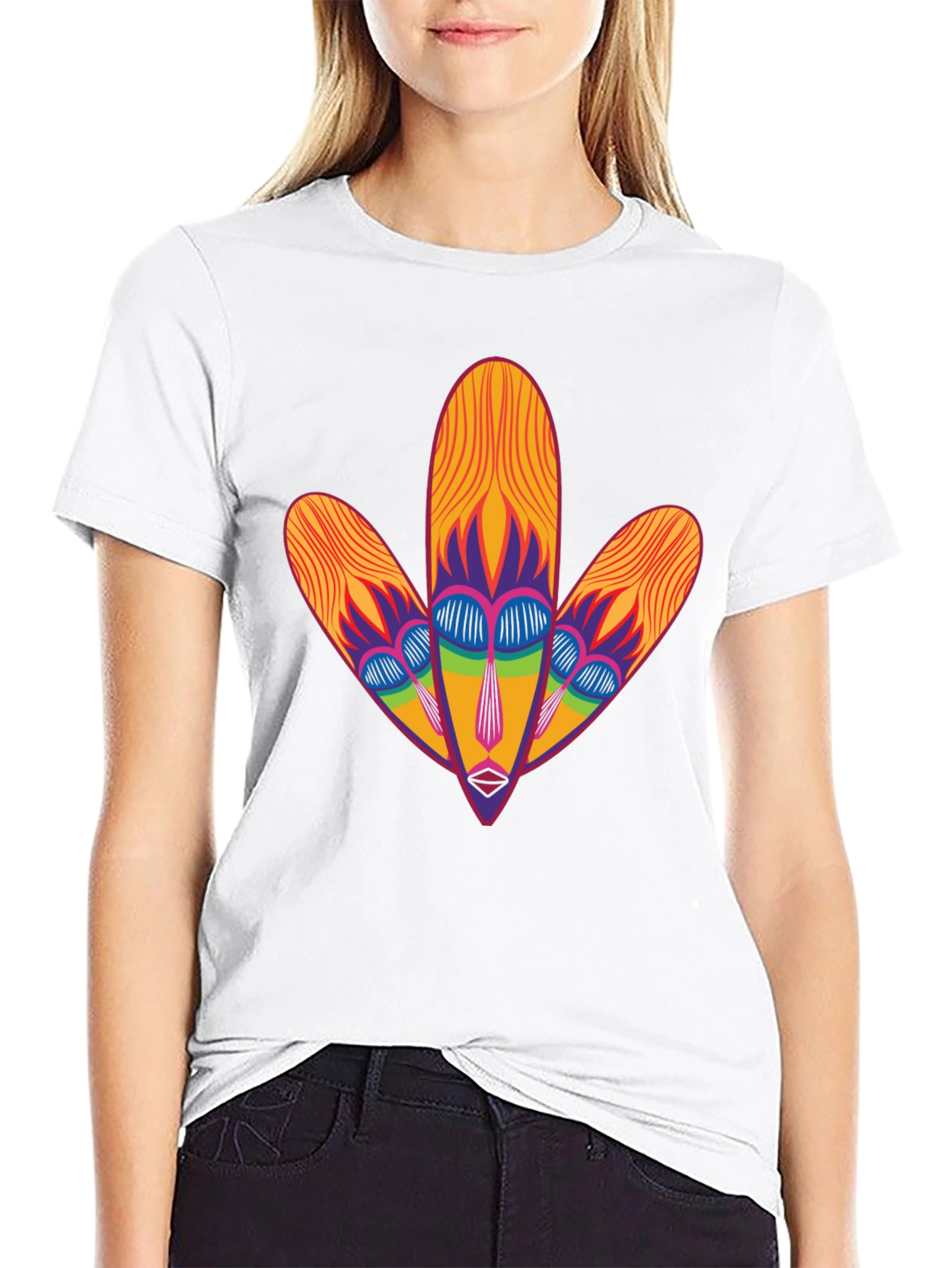 Abstract Floral Tee - Modern Graphic Design