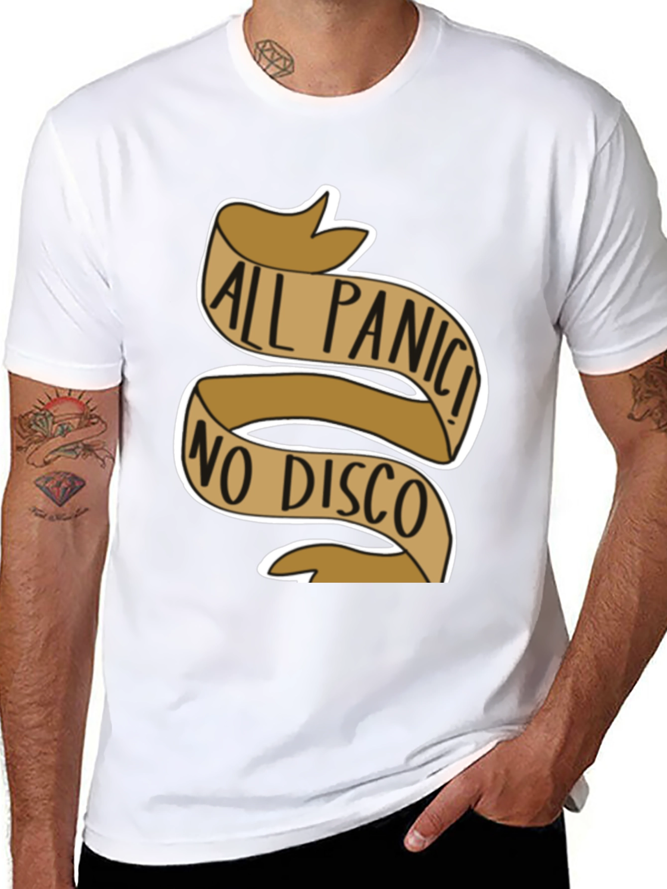 All Panic No Disco Graphic T-Shirt
