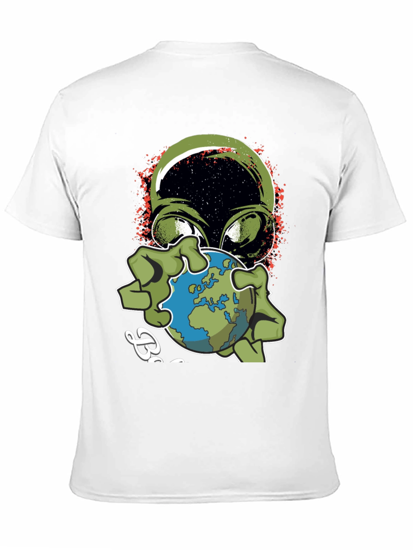 Alien Earth T-Shirt - Mens Graphic Tee