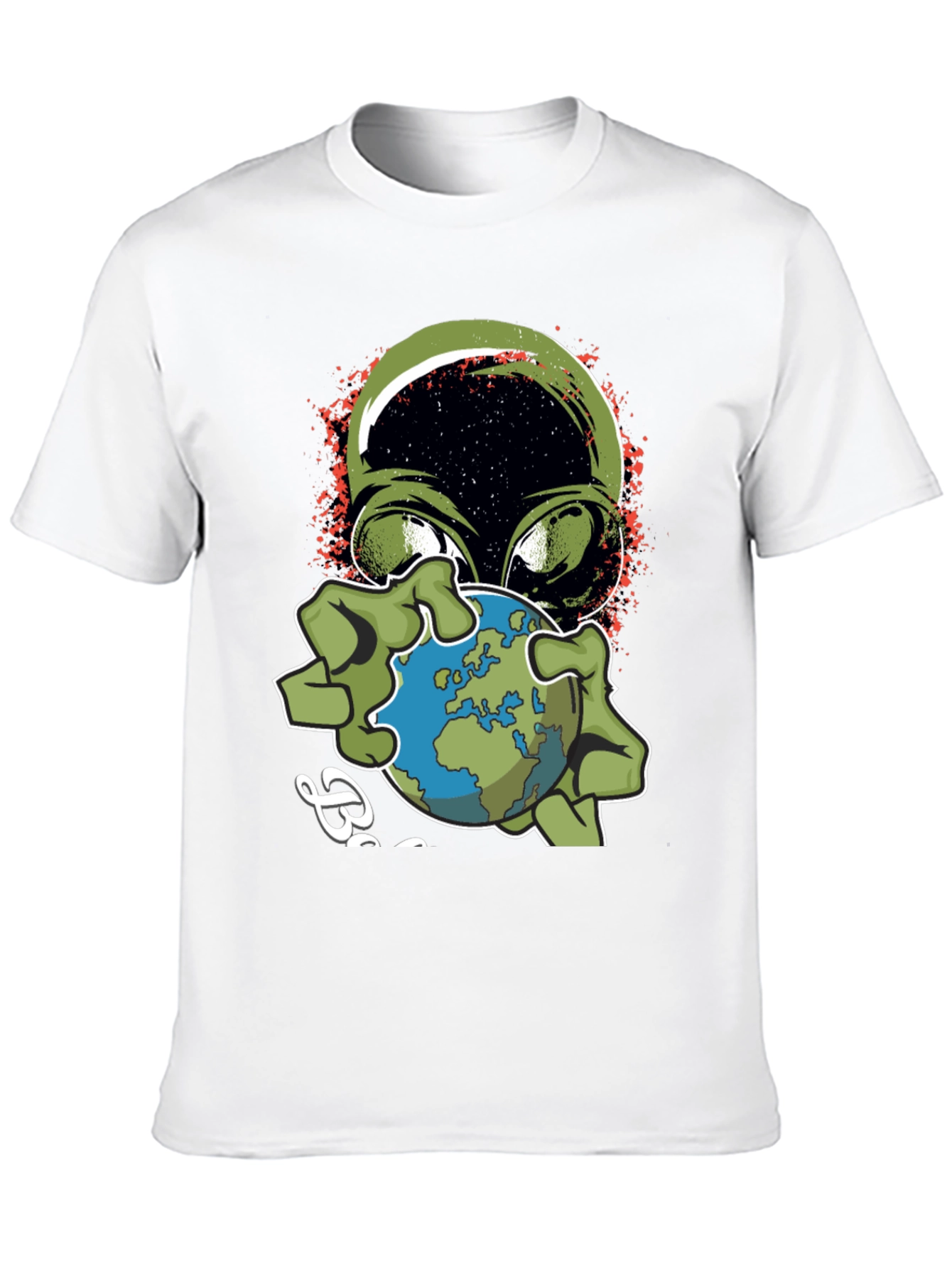 Alien Earth T-Shirt - Mens Graphic Tee