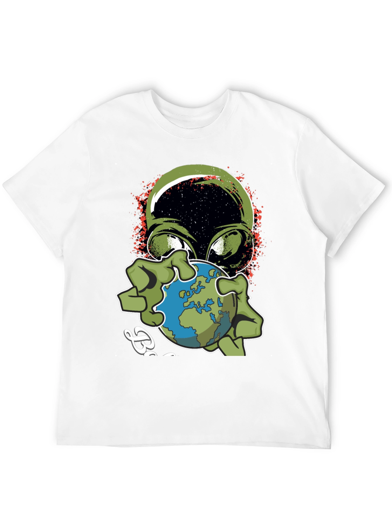 Alien Earth T-Shirt - Mens Graphic Tee