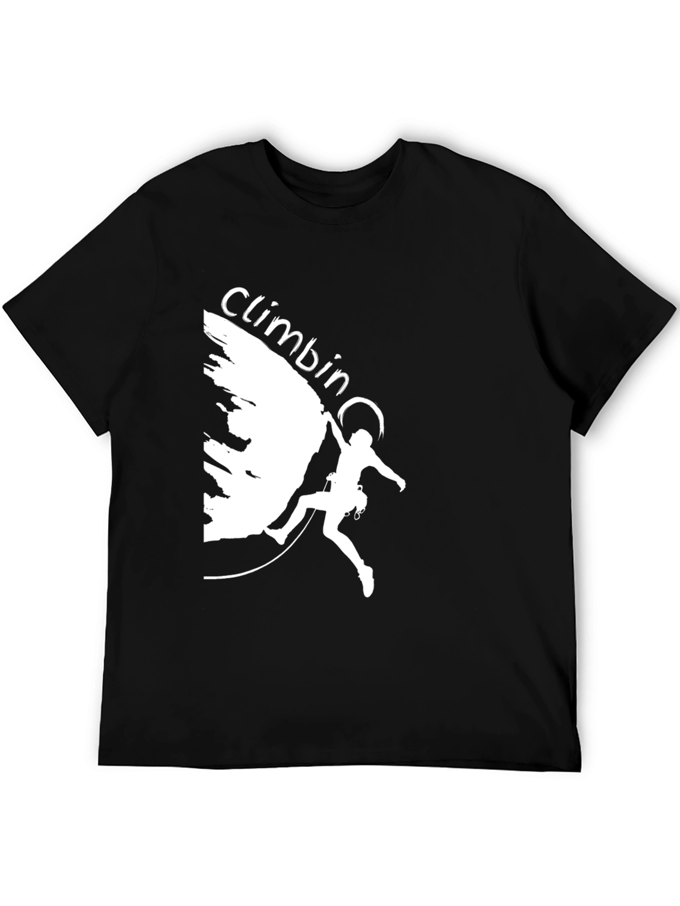Climbing Graphic Tee - Black