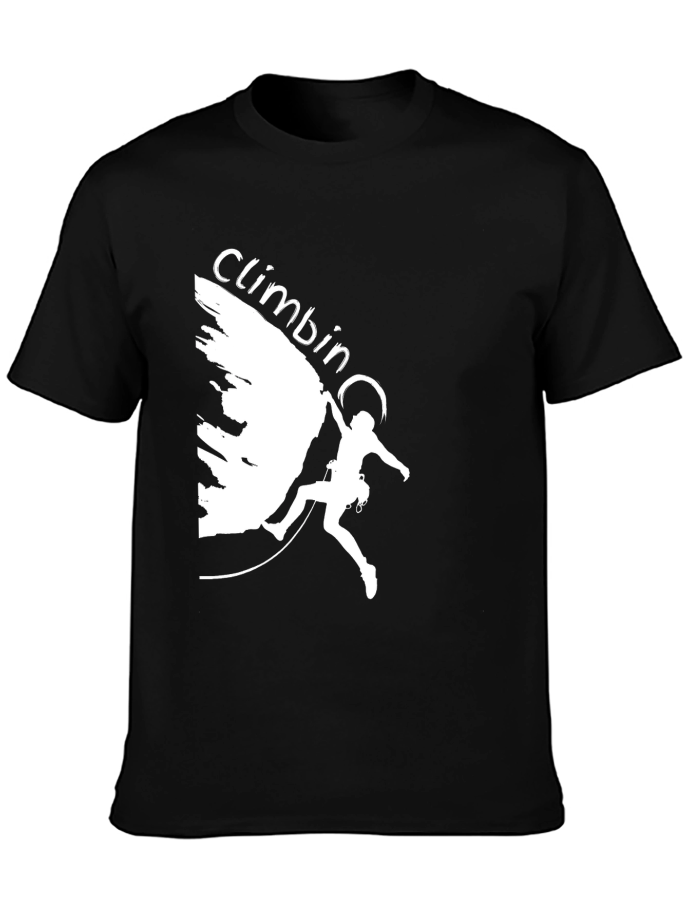 Climbing Graphic Tee - Black