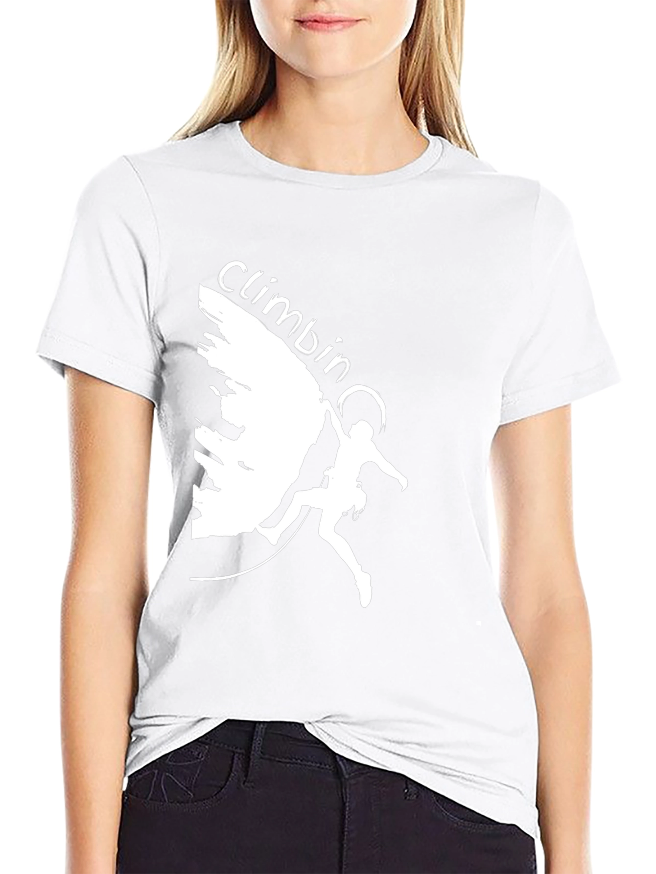 Climbing Graphic Tee - Black
