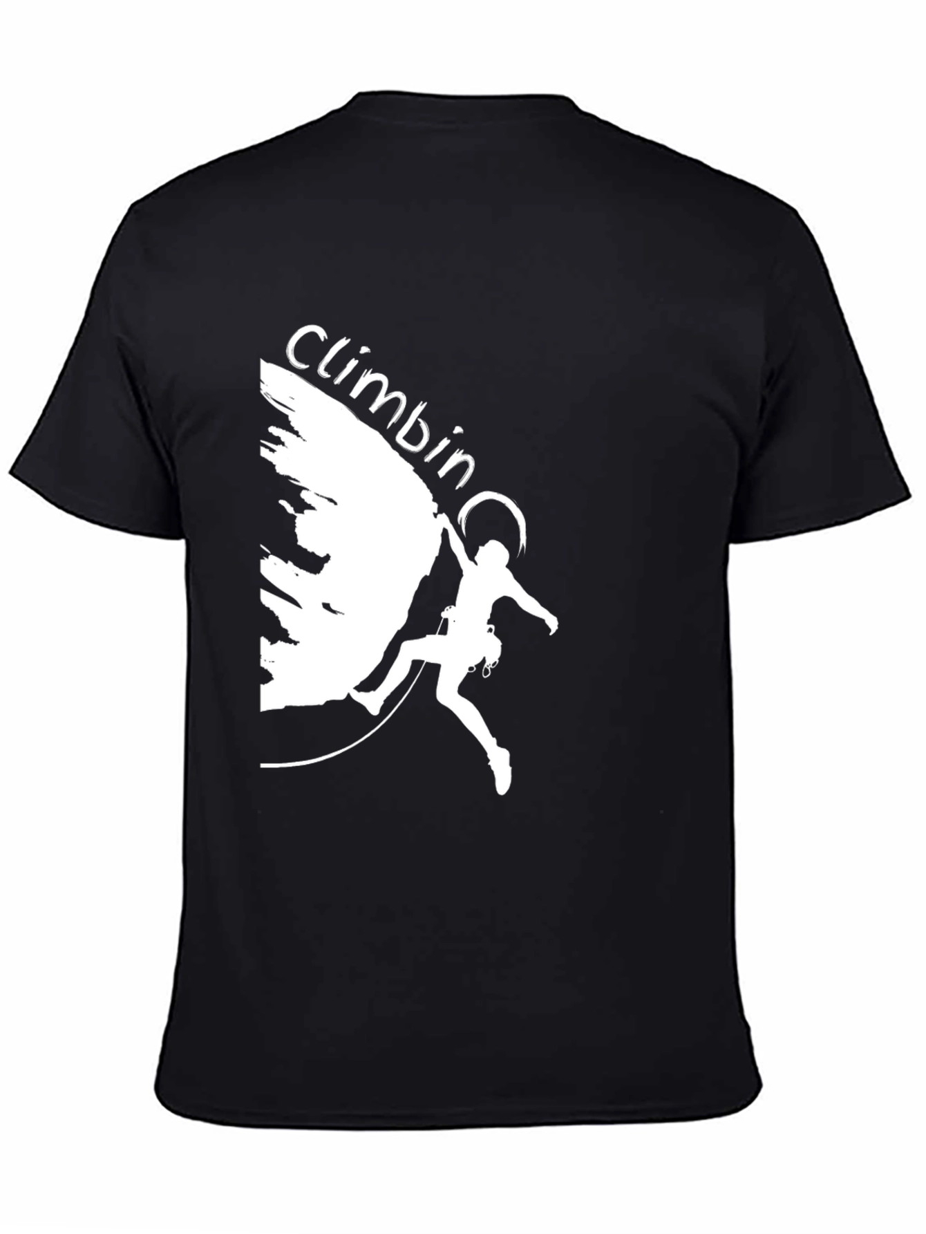 Climbing Graphic Tee - Black