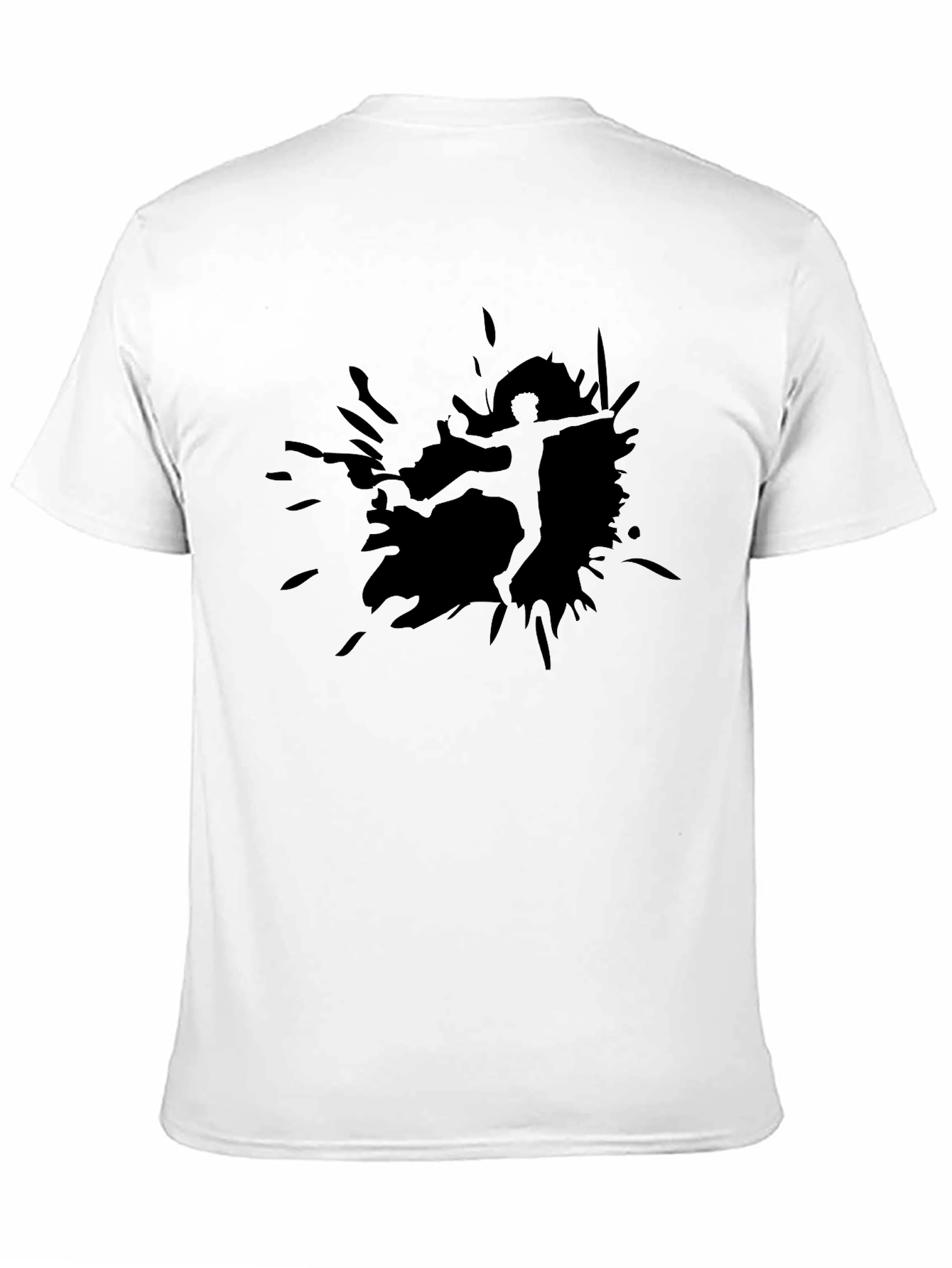 Silhouette Splash T-Shirt - Bold Graphic Tee