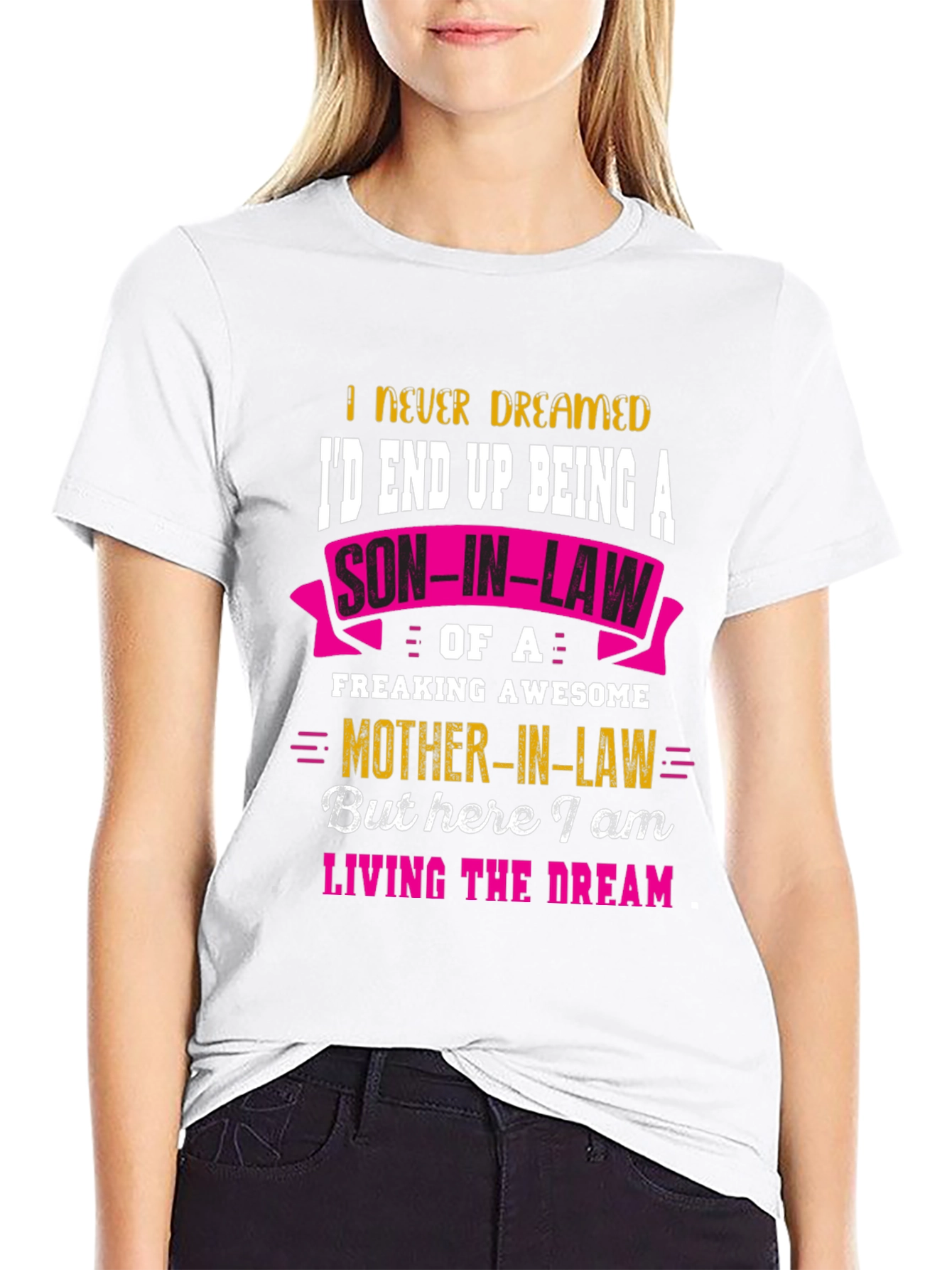Funny Son-in-Law T-Shirt - Awesome Mother-in-Law Tee