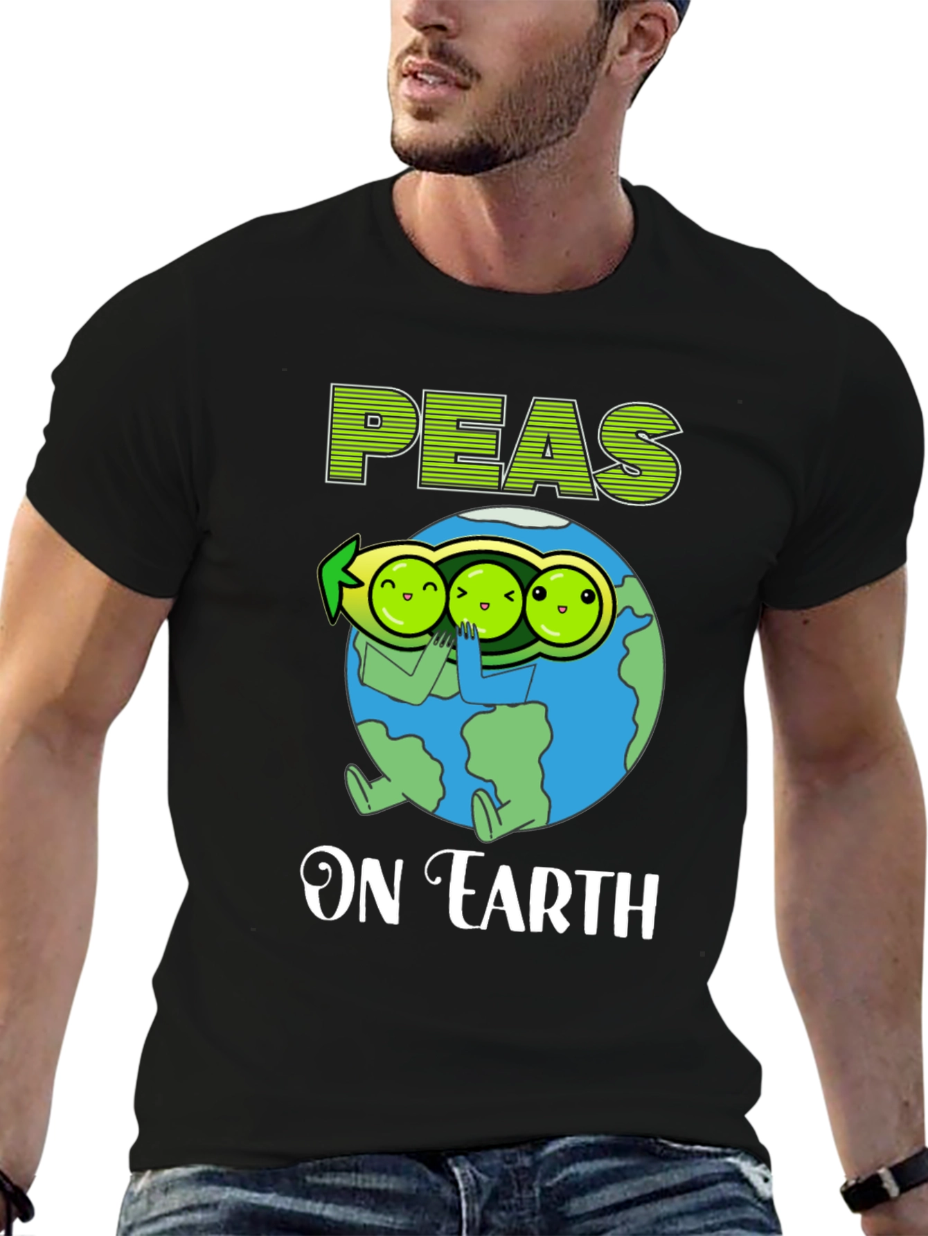 Peas On Earth Graphic T-Shirt