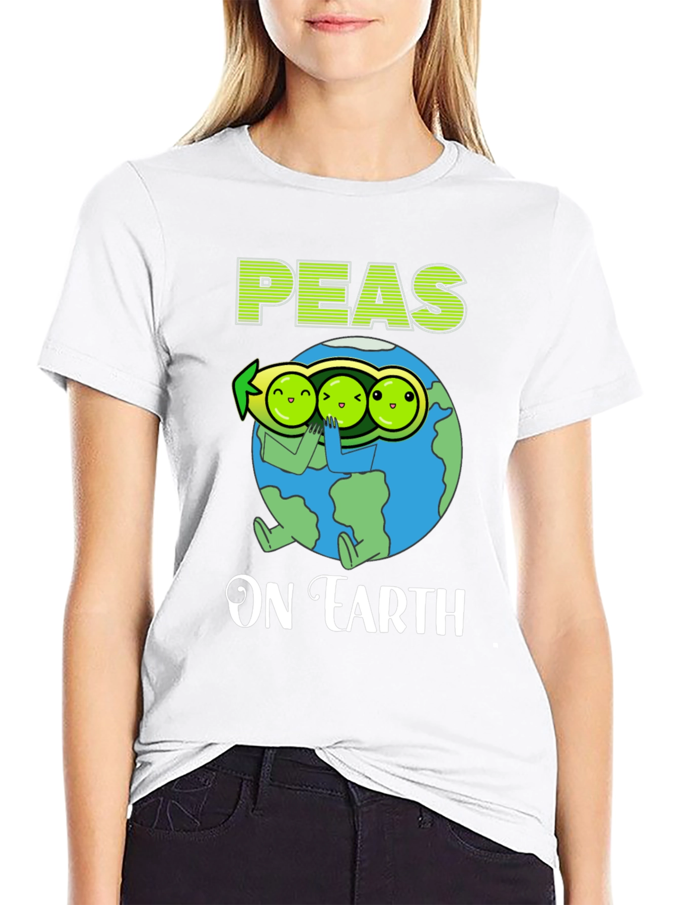 Peas On Earth Graphic T-Shirt