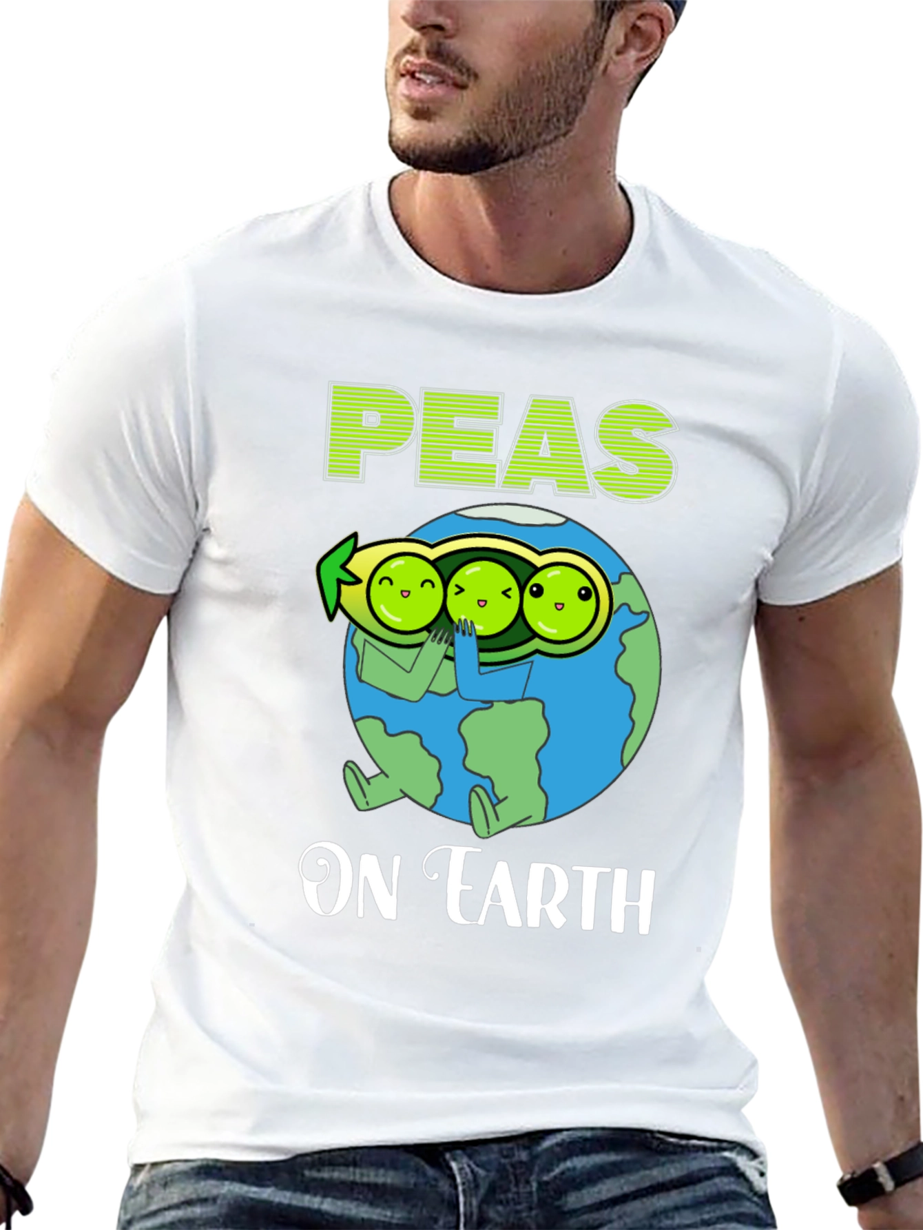 Peas On Earth Graphic T-Shirt