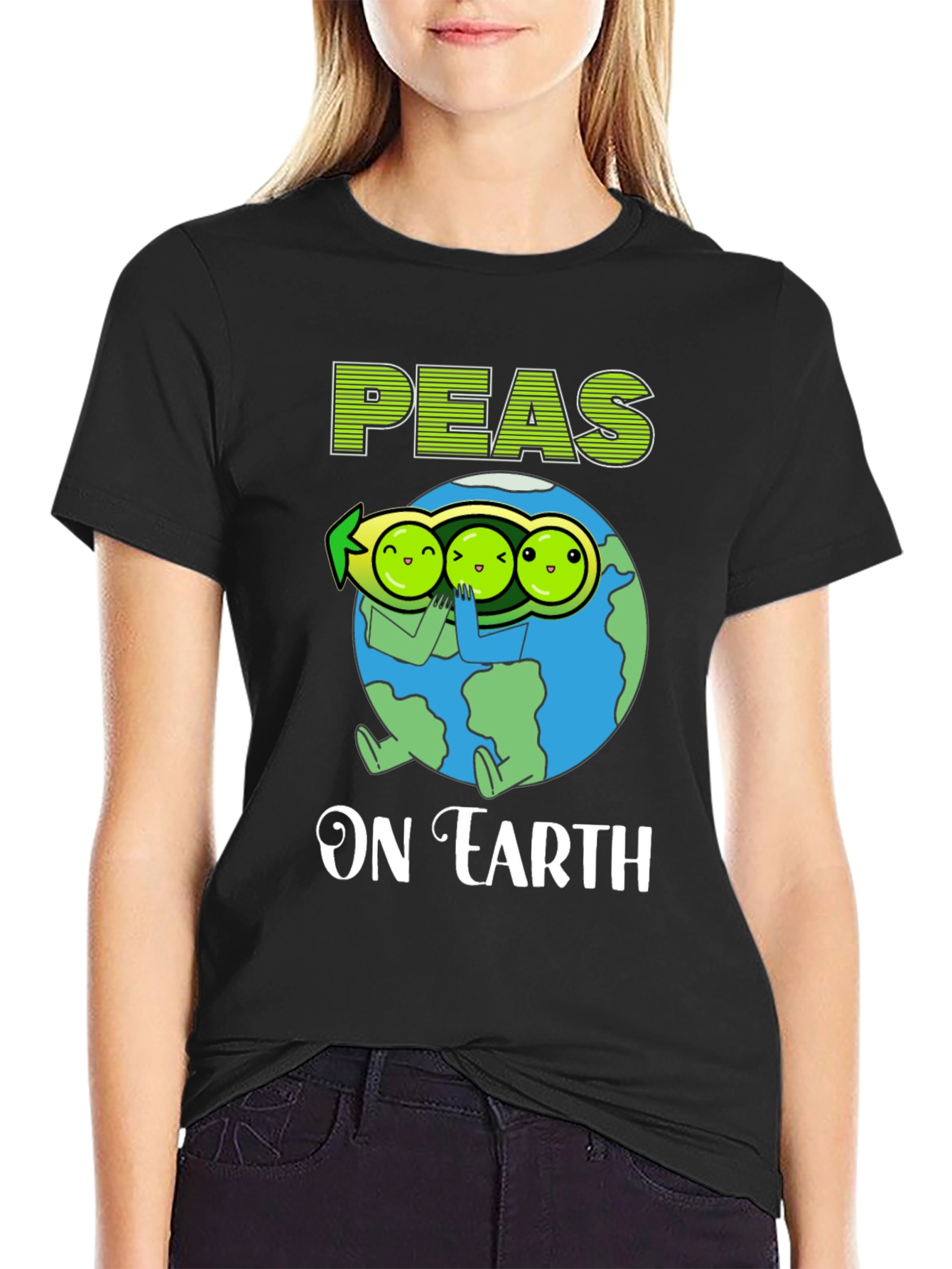 Peas On Earth Graphic T-Shirt