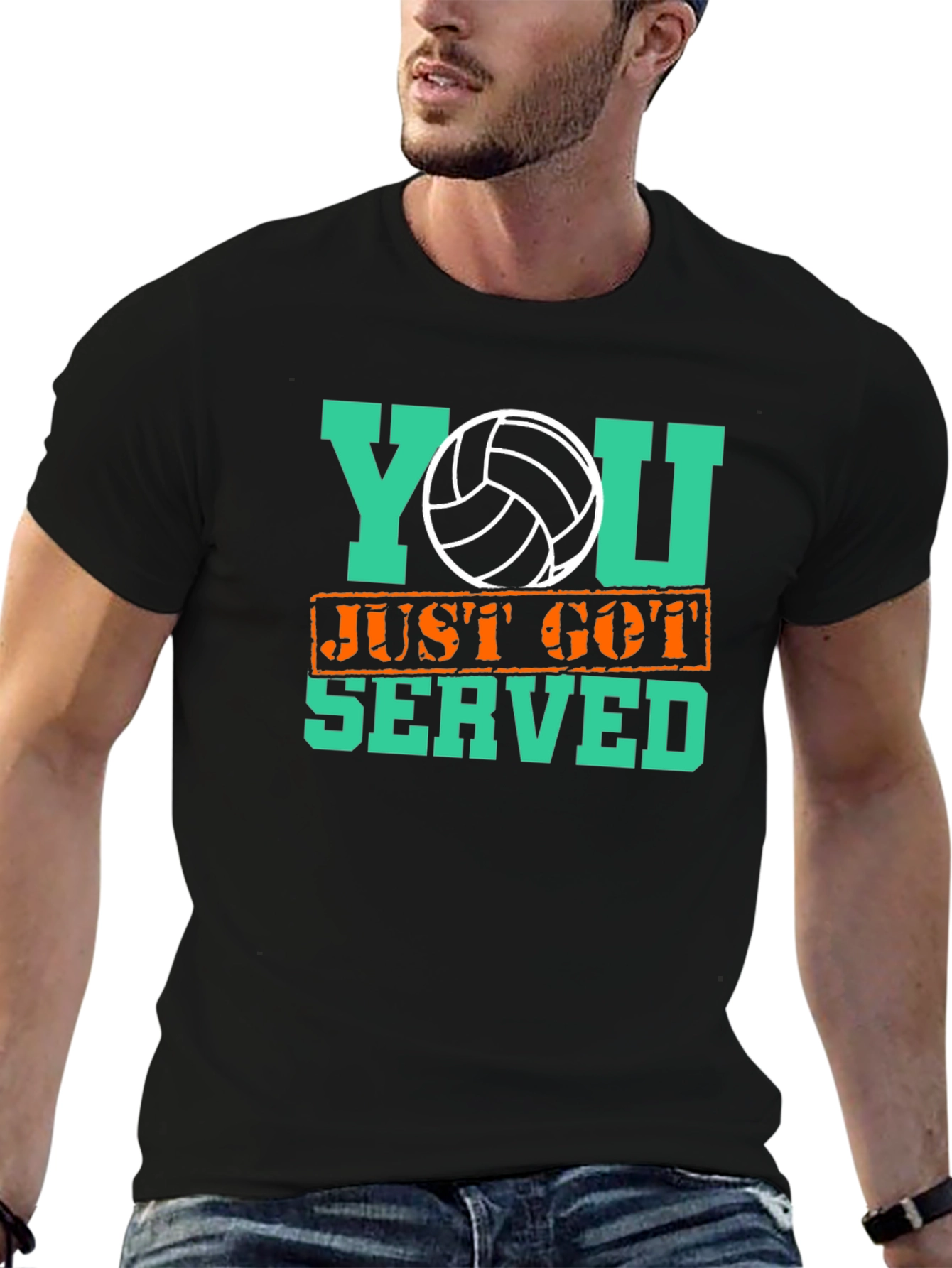 Volleyball Served Graphic Tee