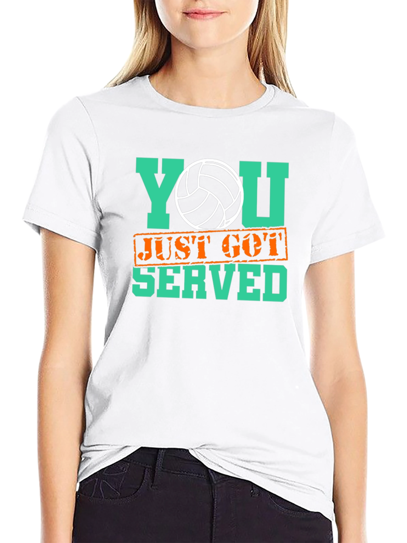 Volleyball Served Graphic Tee