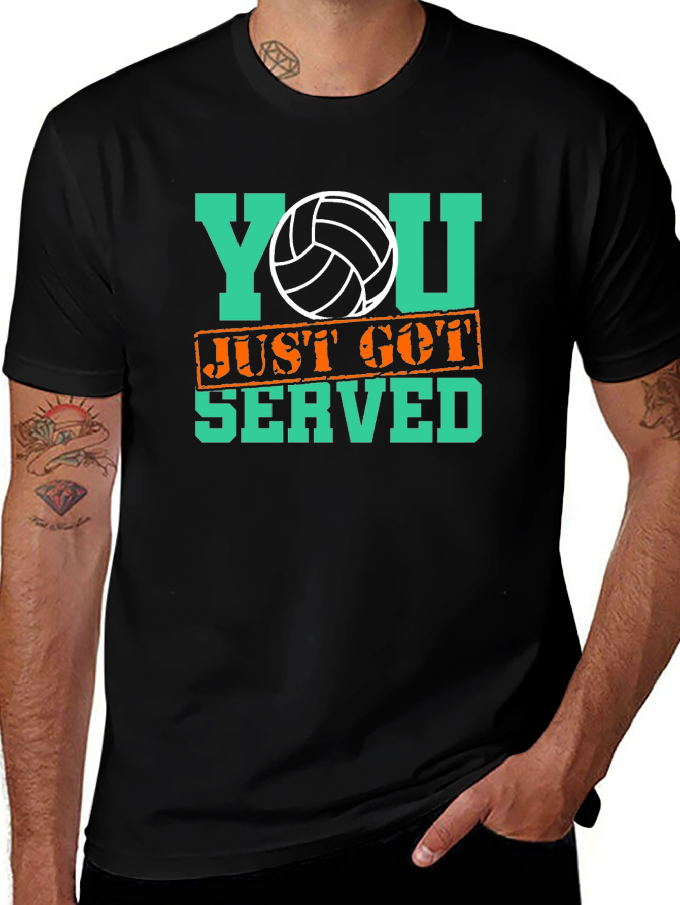 Volleyball Served Graphic Tee