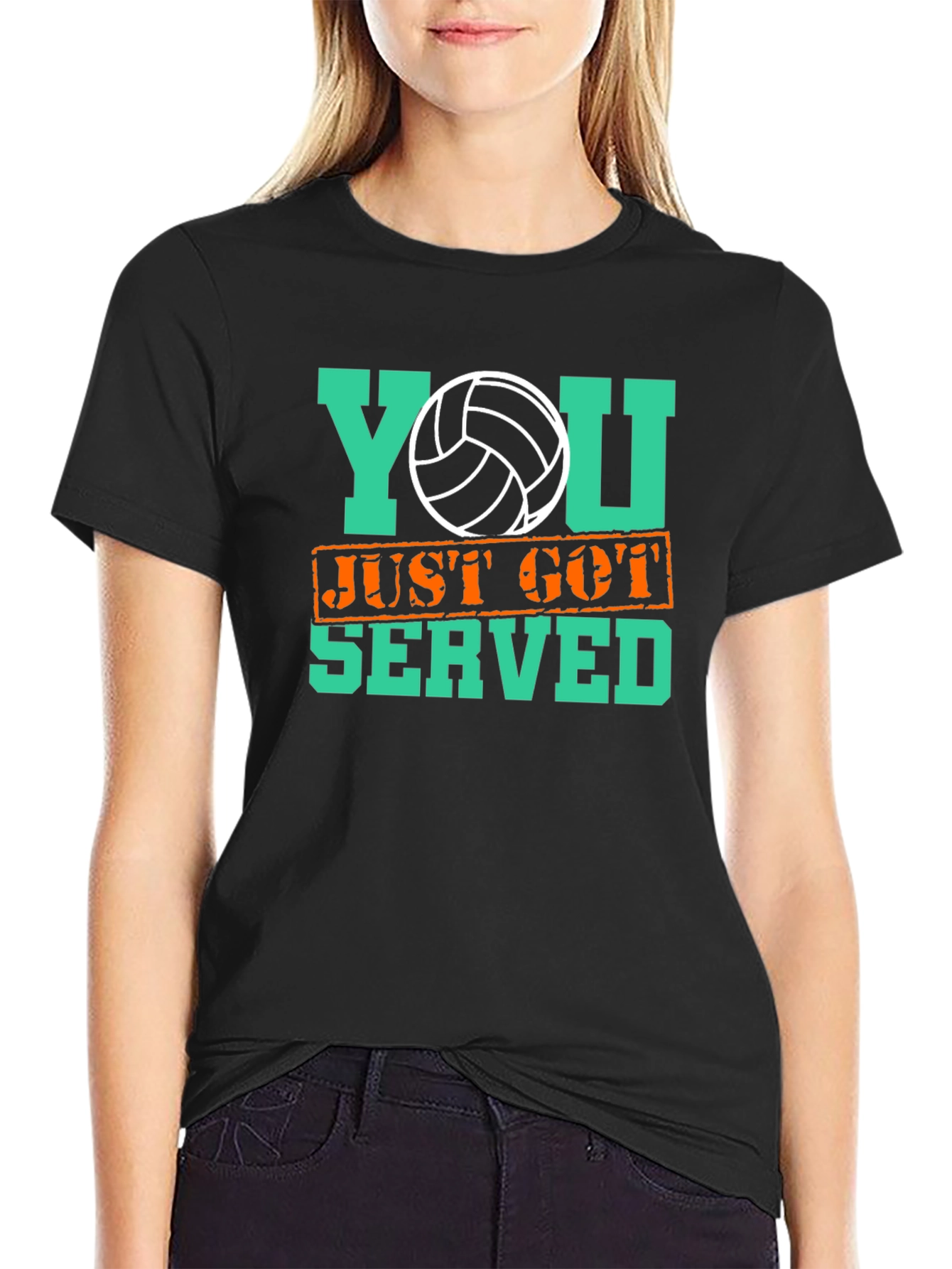 Volleyball Served Graphic Tee