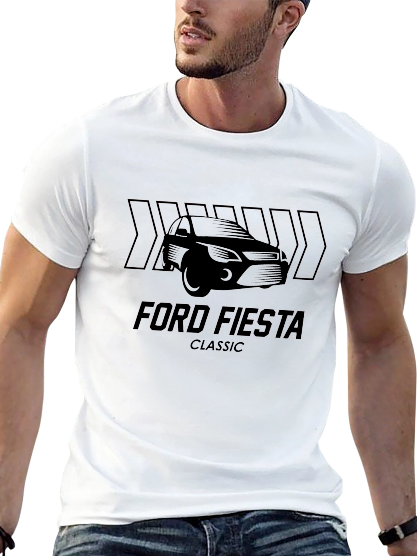 Ford Fiesta Classic T-Shirt - Mens Black Tee